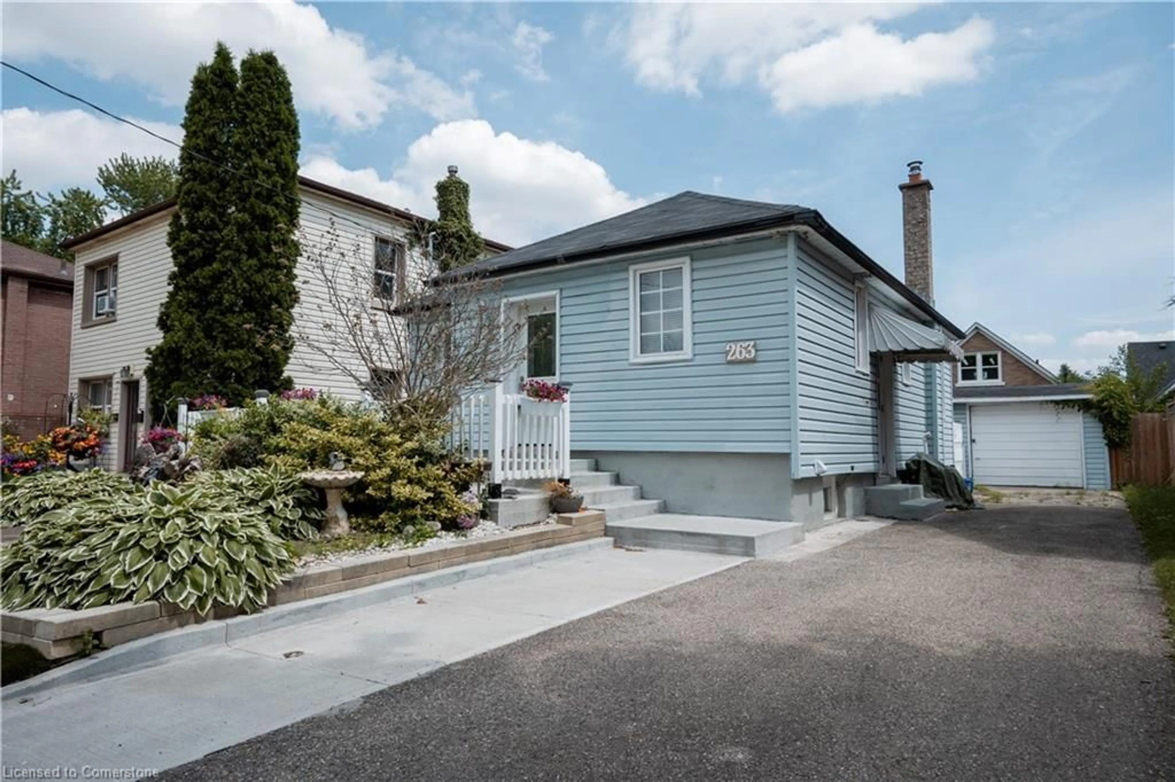 A pic from outside/outdoor area/front of a property/back of a property/a pic from drone, street for 263 Sydney St, Kitchener Ontario N2G 3V8