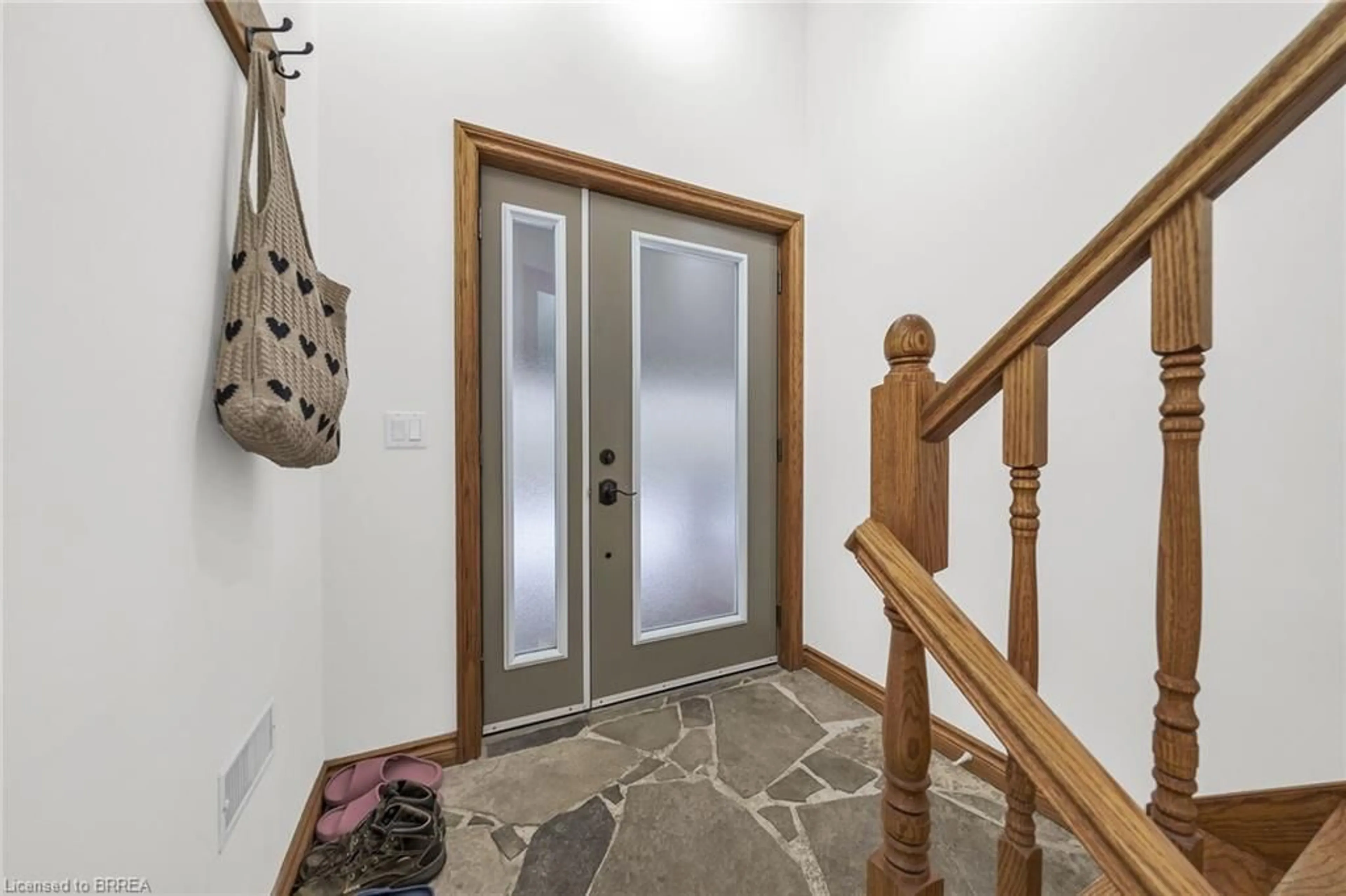 Indoor foyer for 38 Grand River St, Paris Ontario N3L 2B2