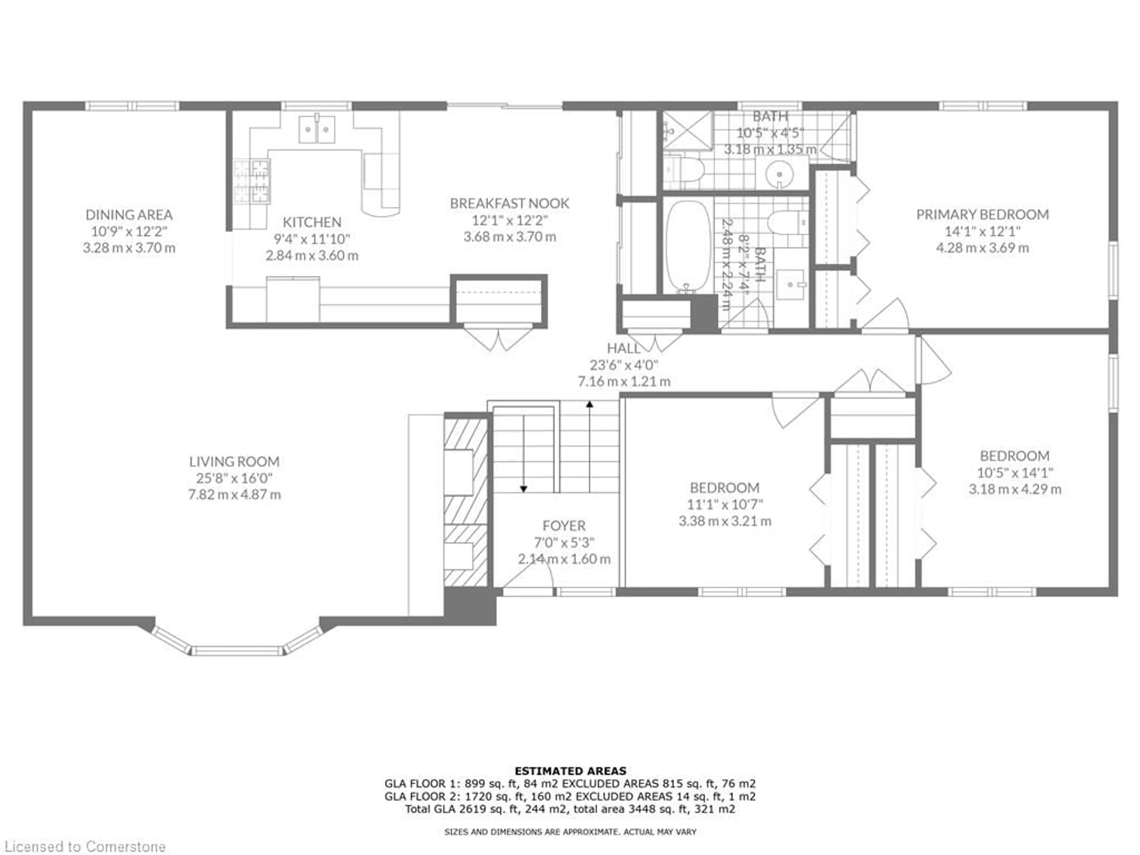 Floor plan for 54 Bee St, Booth's Harbour Ontario N0E 1P0