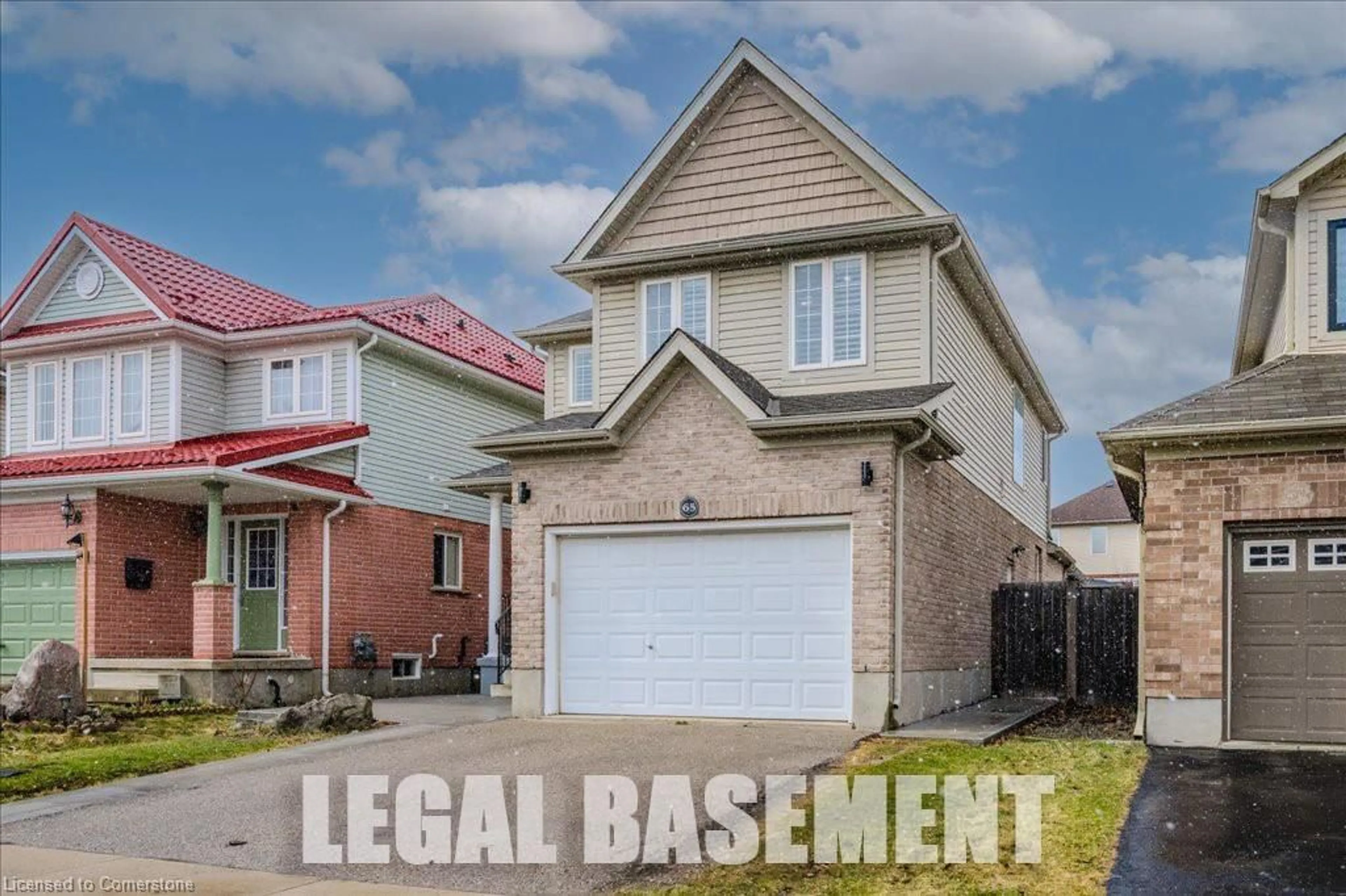 Home with brick exterior material, street for 65 Colton Cir, Kitchener Ontario N2A 4K4