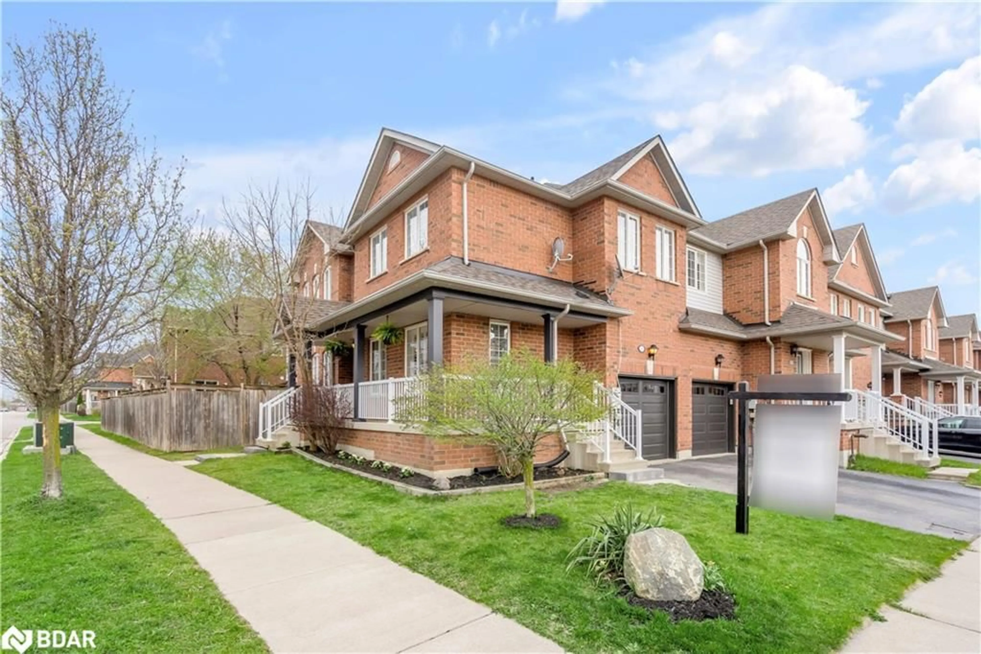 Home with brick exterior material, street for 93 Gollins Dr, Milton Ontario L9T 6J9