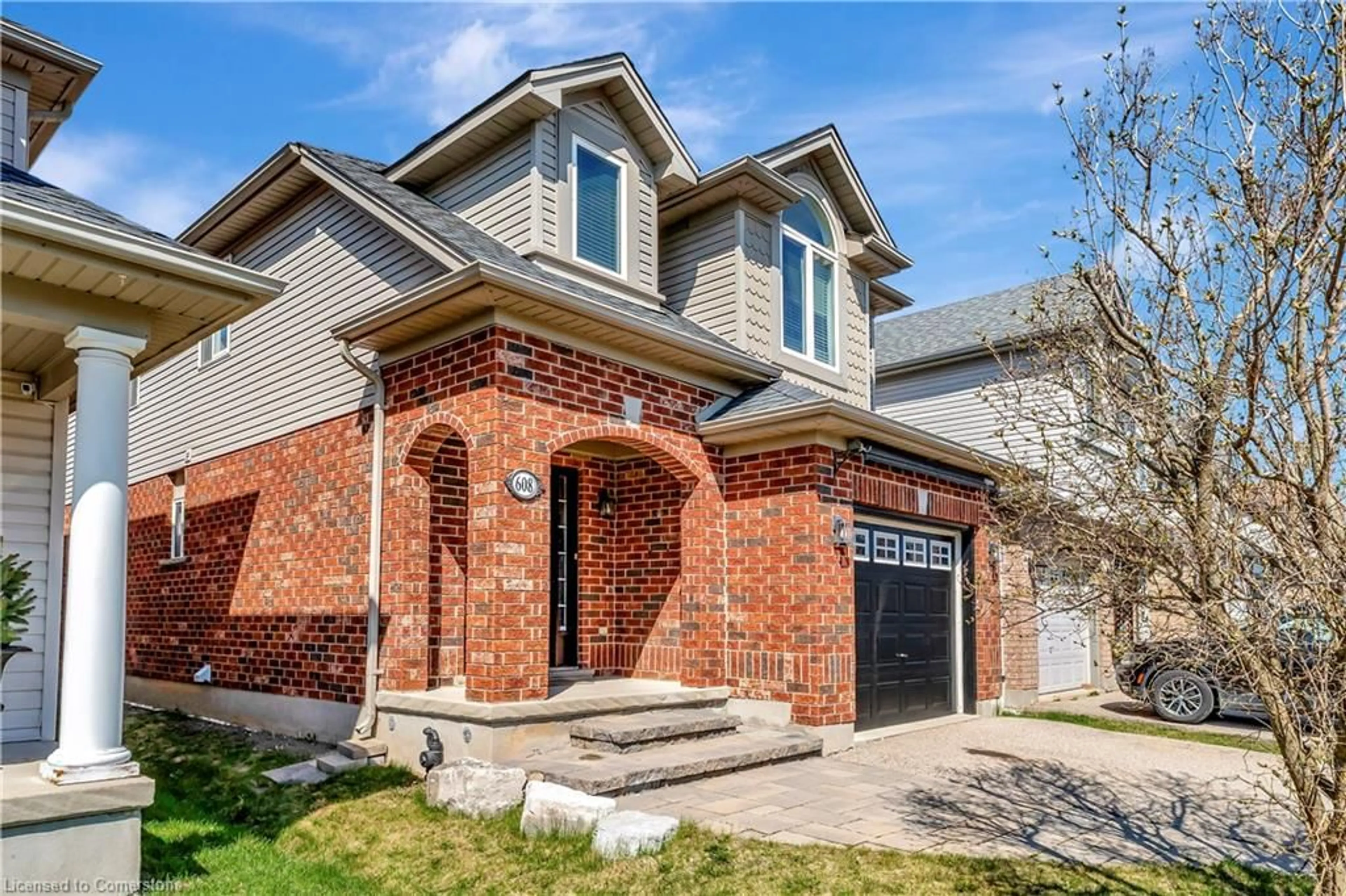 Home with brick exterior material, street for 608 South Haven Dr, Waterloo Ontario N2K 4H5