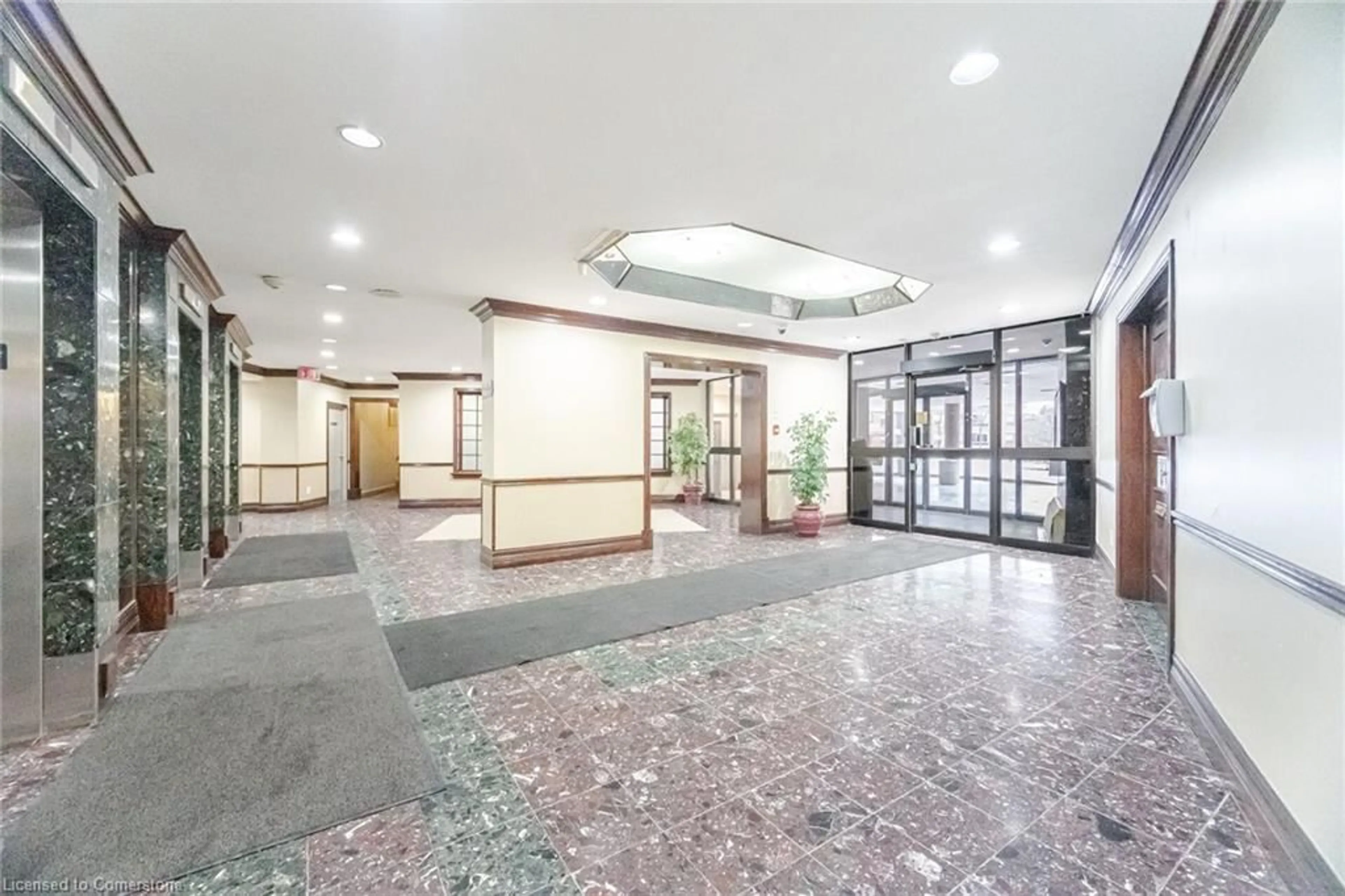Indoor foyer for 627 The West Mall #508, Toronto Ontario M9C 4X5