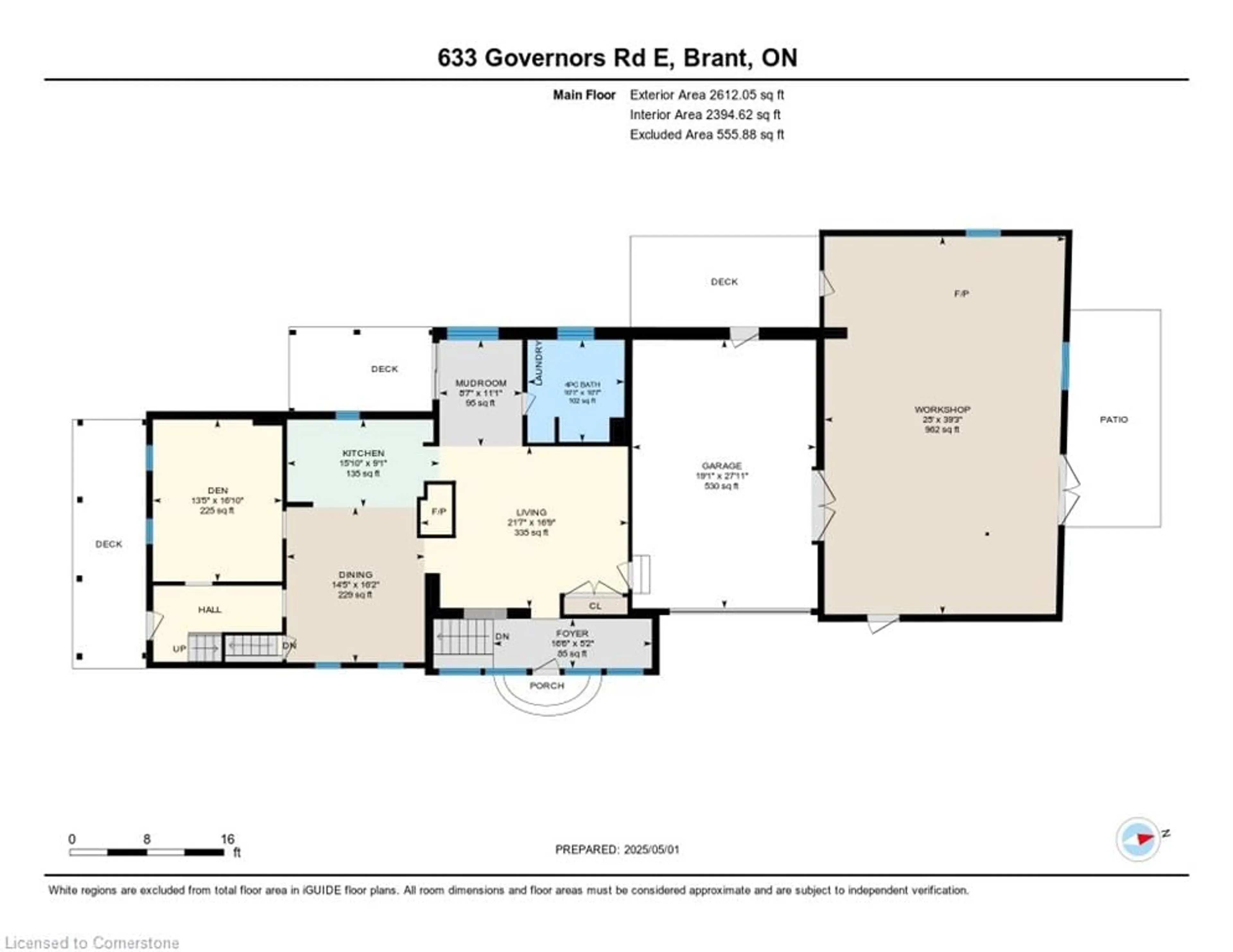 Floor plan for 663 Governors Rd, Paris Ontario N3L 3E1