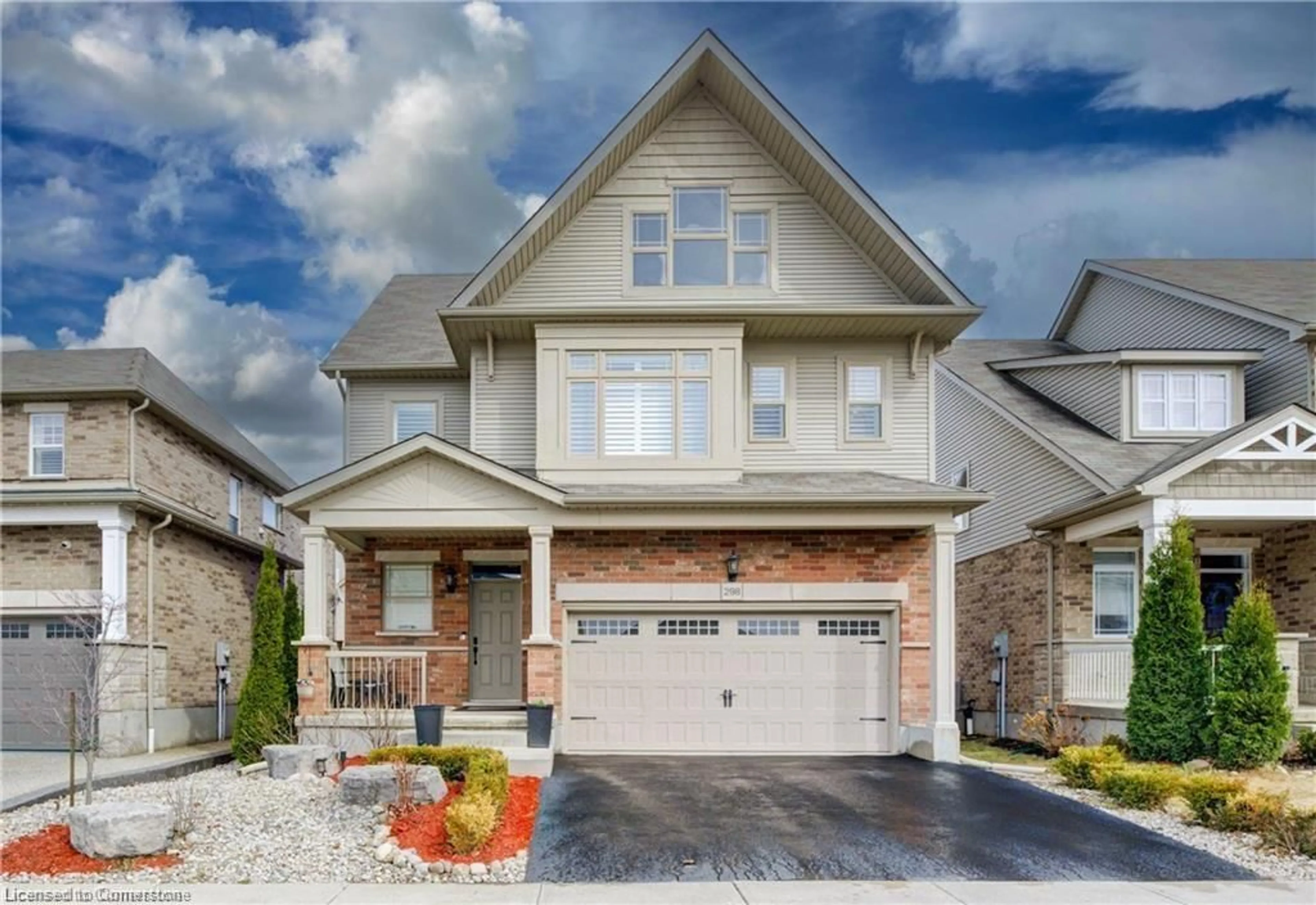 Home with brick exterior material, street for 298 Tremaine Cres, Kitchener Ontario N2A 4L8
