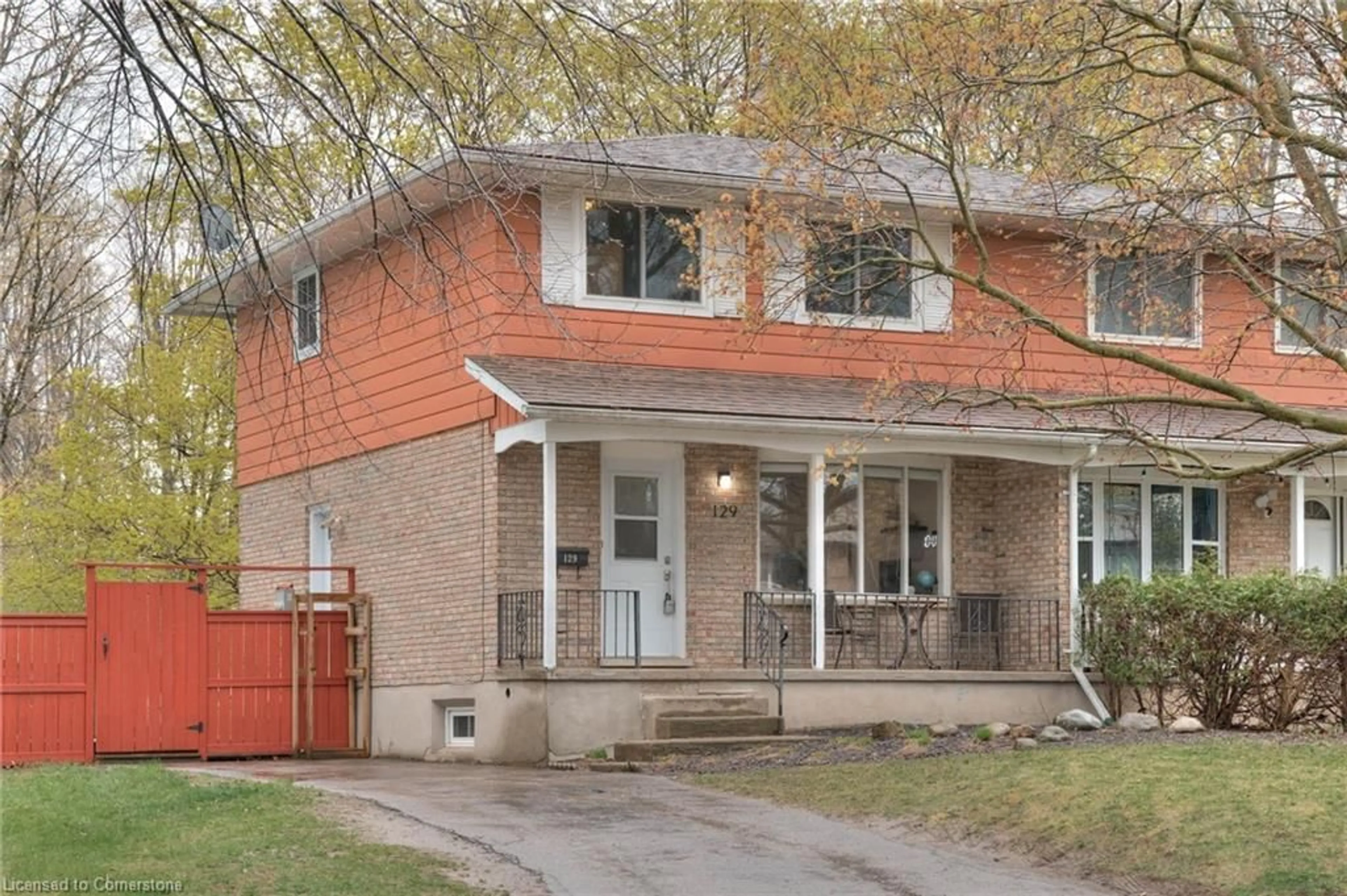 Home with brick exterior material, street for 129 Dalegrove Dr, Kitchener Ontario N2M 2G6
