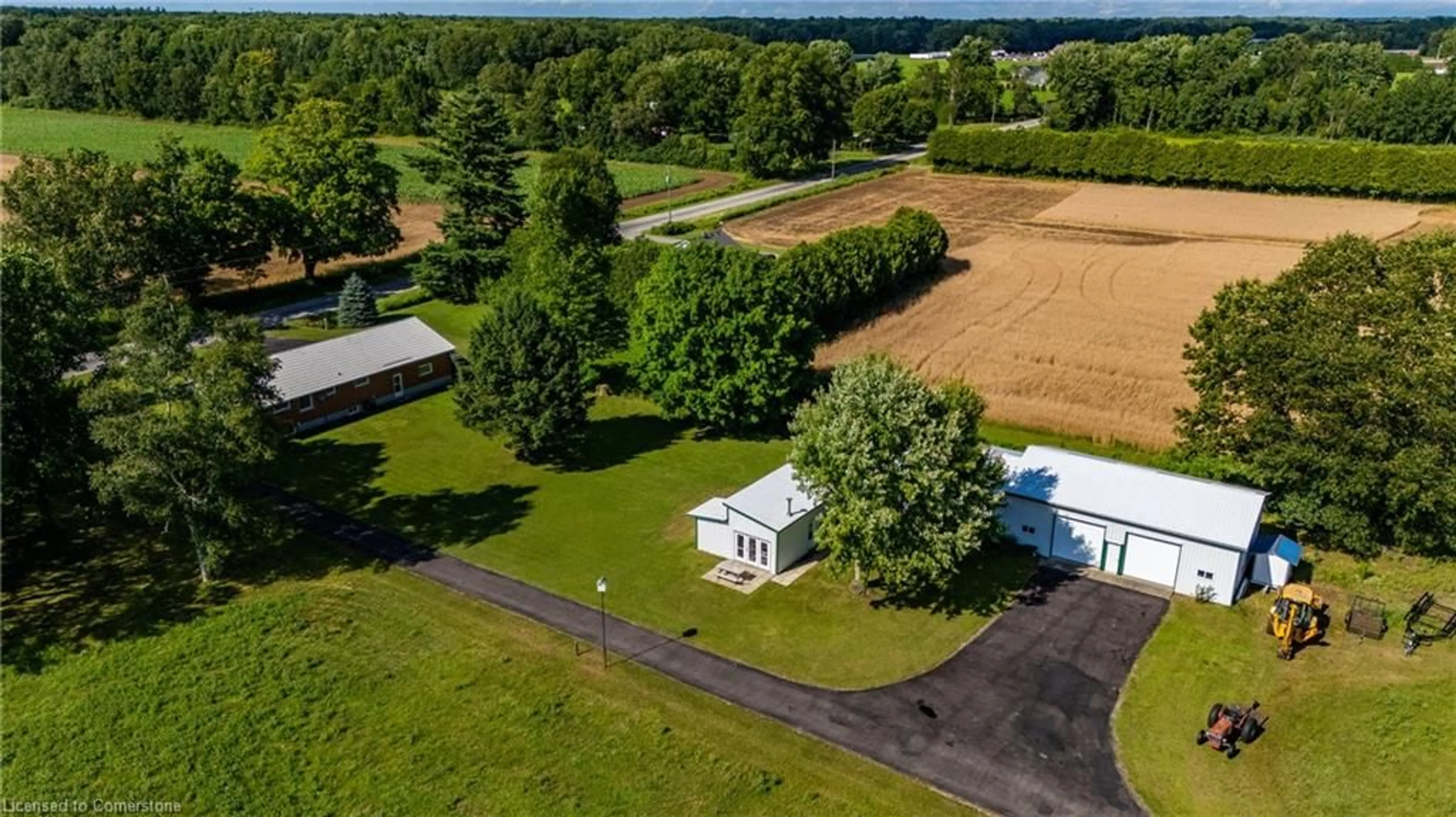A pic from outside/outdoor area/front of a property/back of a property/a pic from drone, water/lake/river/ocean view for 360 Charlotteville Road 7, Simcoe Ontario N3Y 4K5