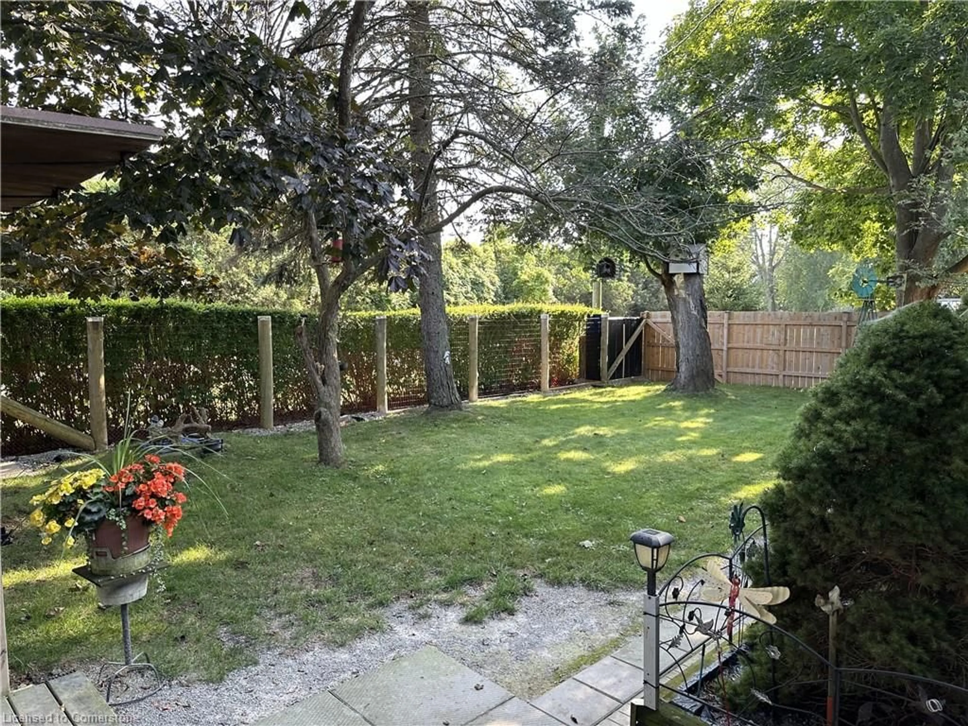 Patio, forest/trees view for 33 Vaughan Dr, Port Dover Ontario N0A 1N3