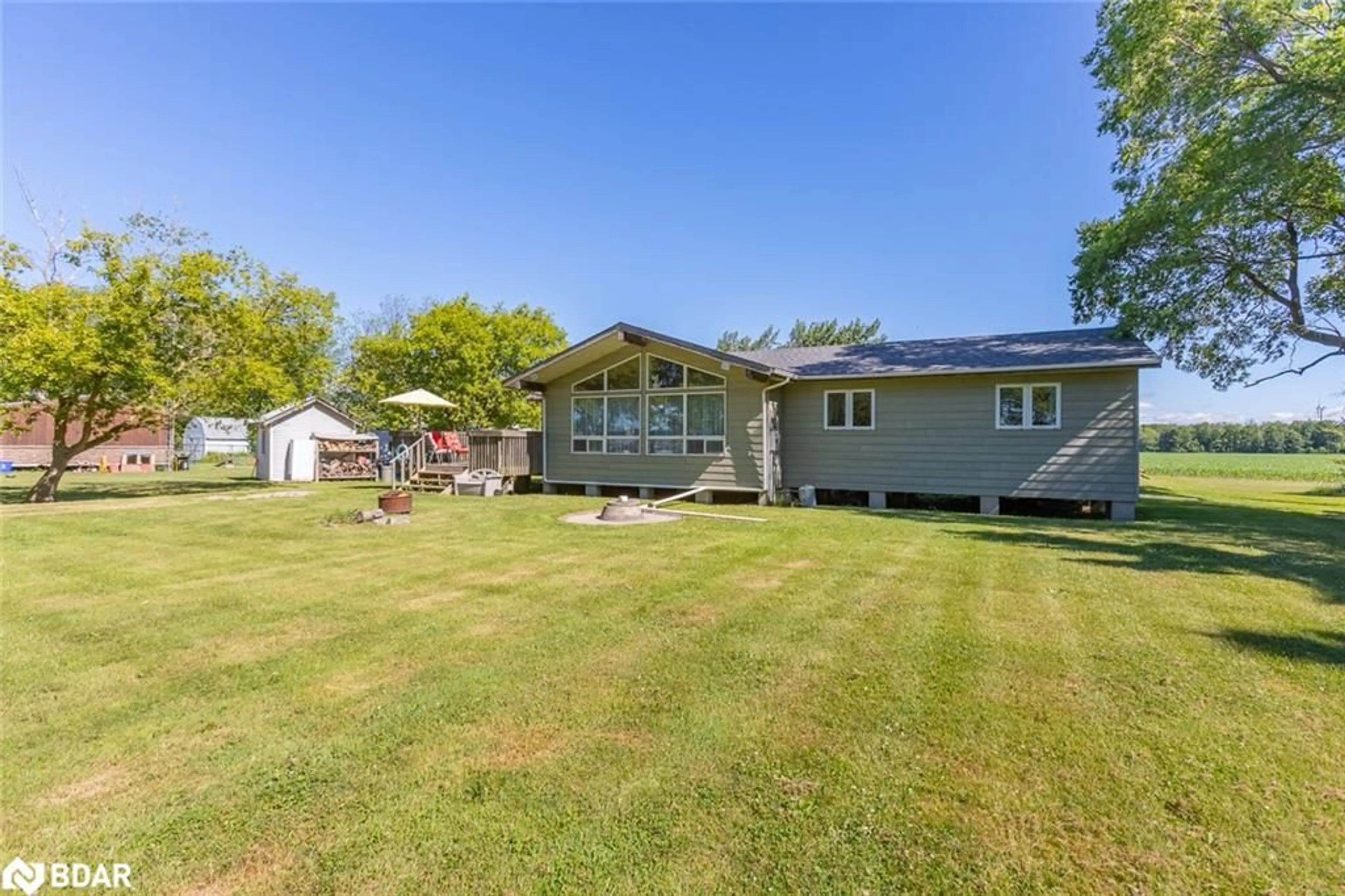 A pic from outside/outdoor area/front of a property/back of a property/a pic from drone, water/lake/river/ocean view for 38 Derner Line, Lowbanks Ontario N0A 1K0