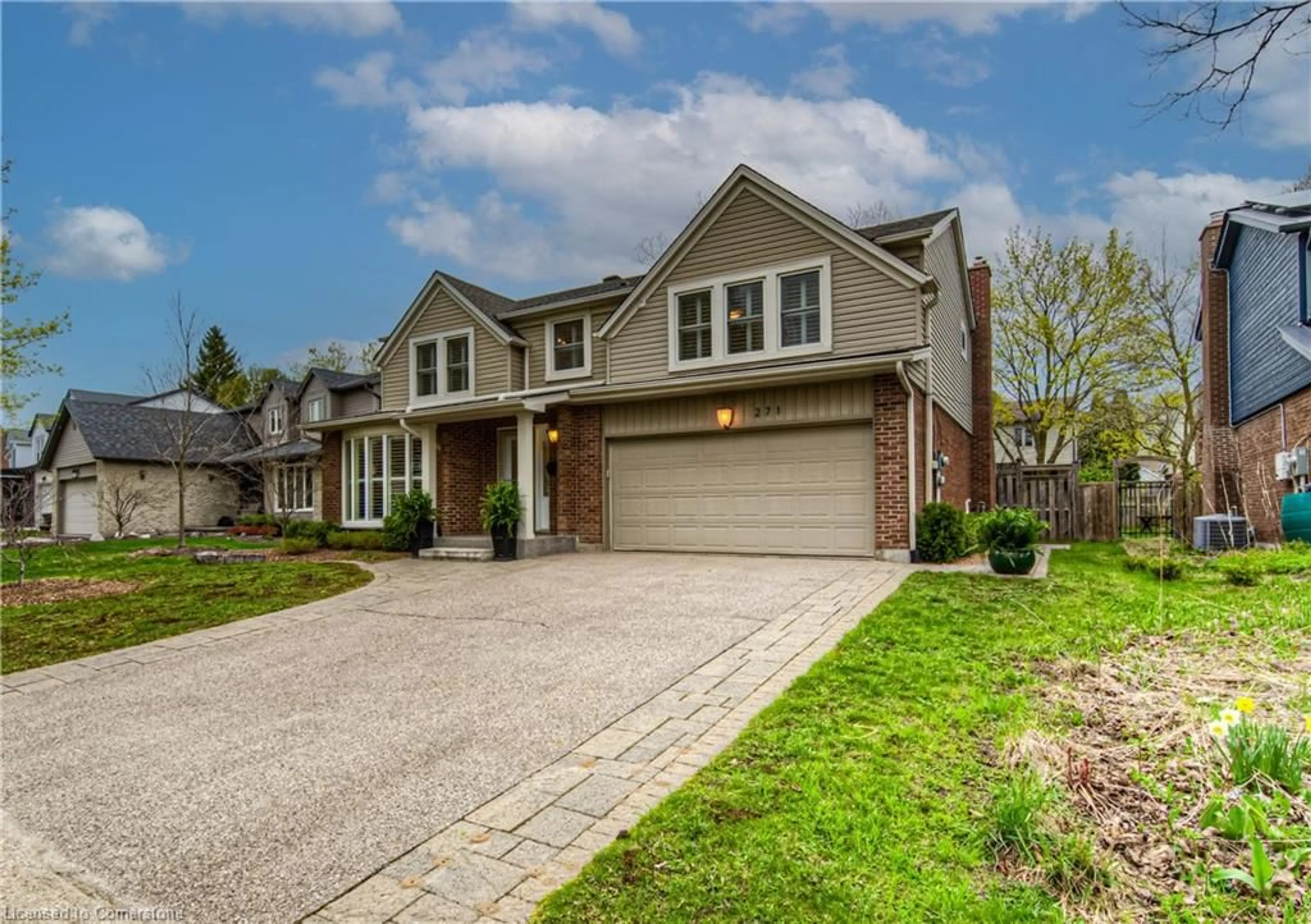 Home with brick exterior material, street for 271 Beechlawn Dr, Waterloo Ontario N2L 5W8