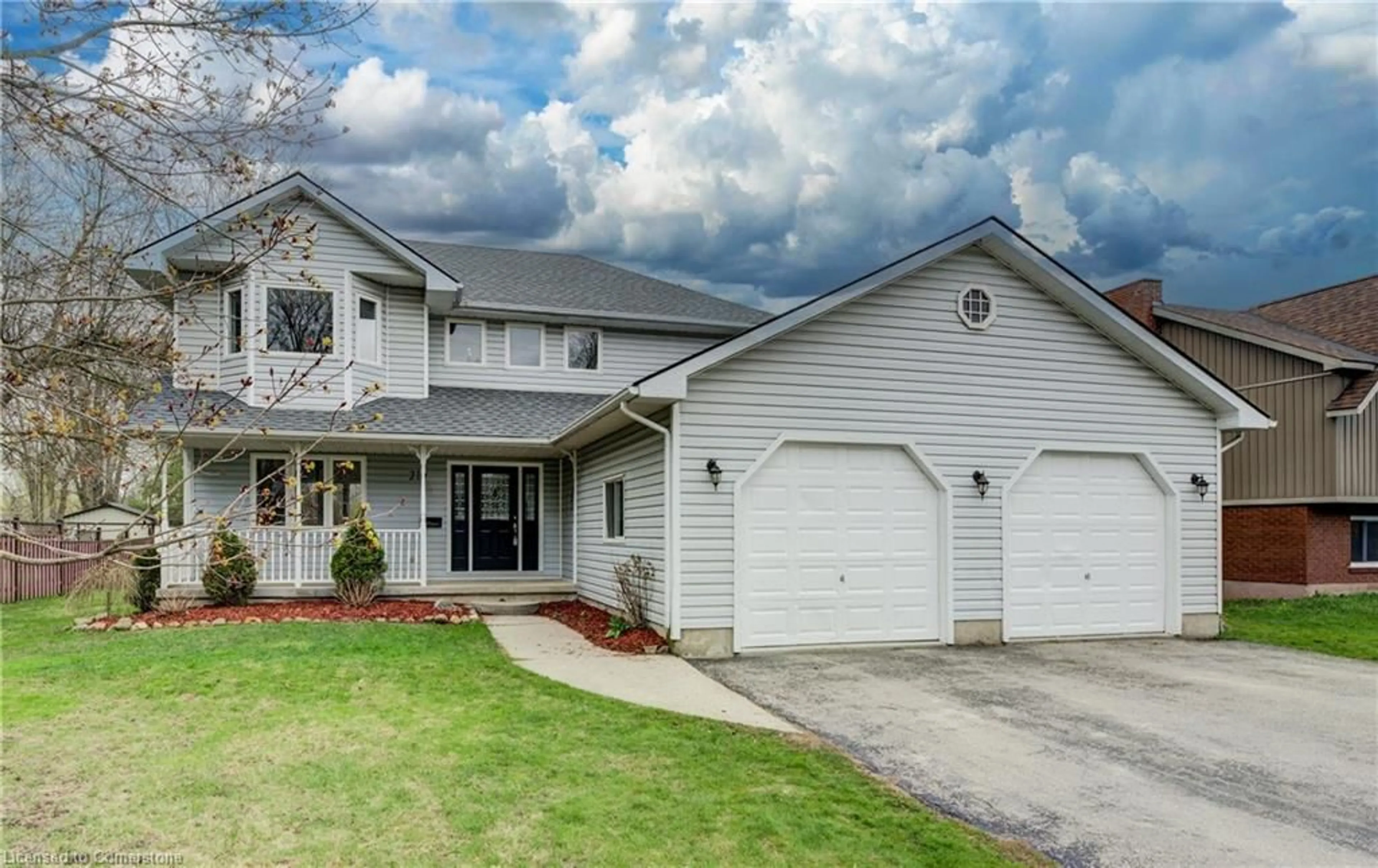 Home with vinyl exterior material, street for 219 Henry Lane, Palmerston Ontario N0G 2P0