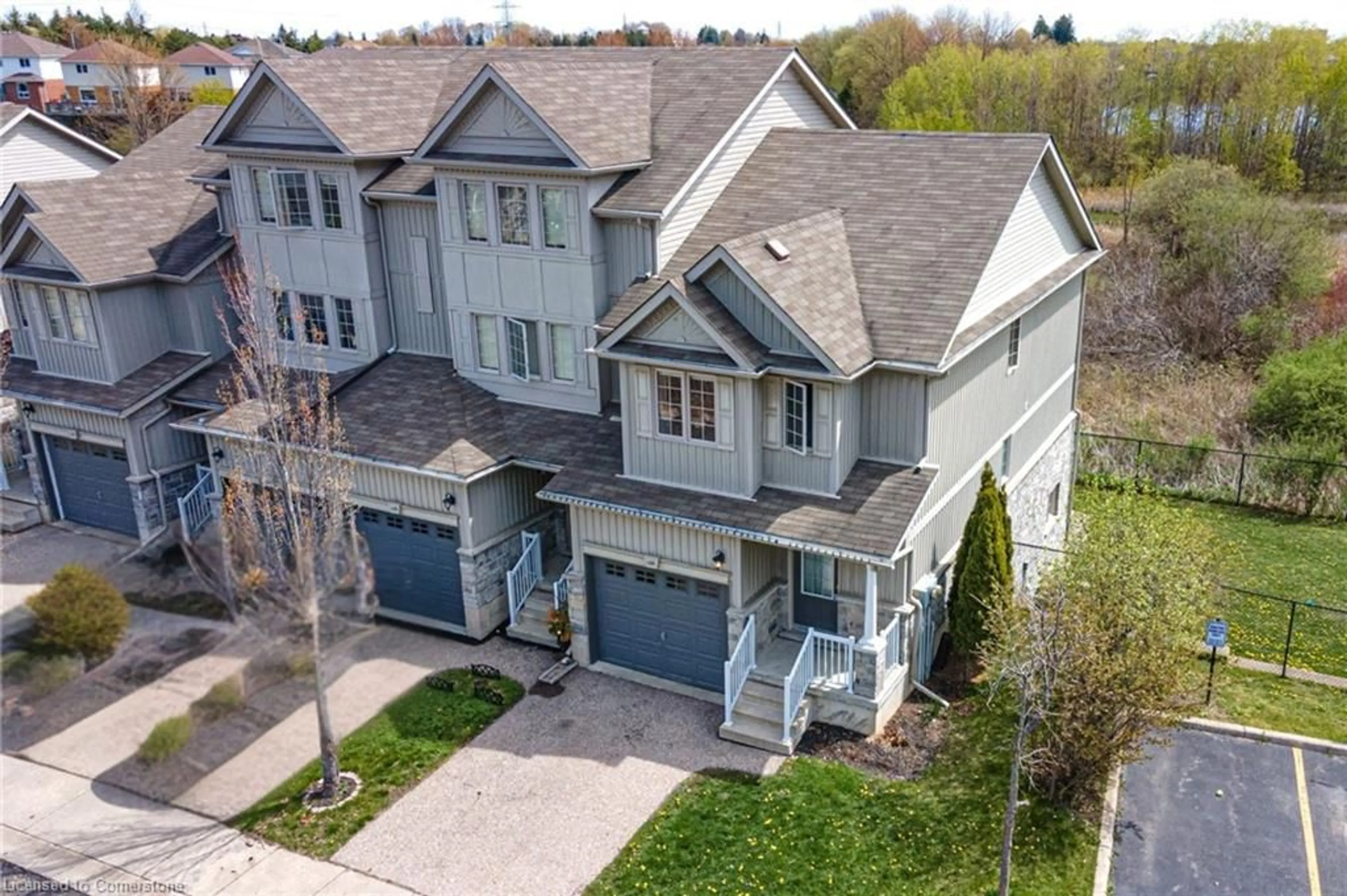 A pic from outside/outdoor area/front of a property/back of a property/a pic from drone, street for 20 David Bergey Dr #C20, Kitchener Ontario N2E 0B1