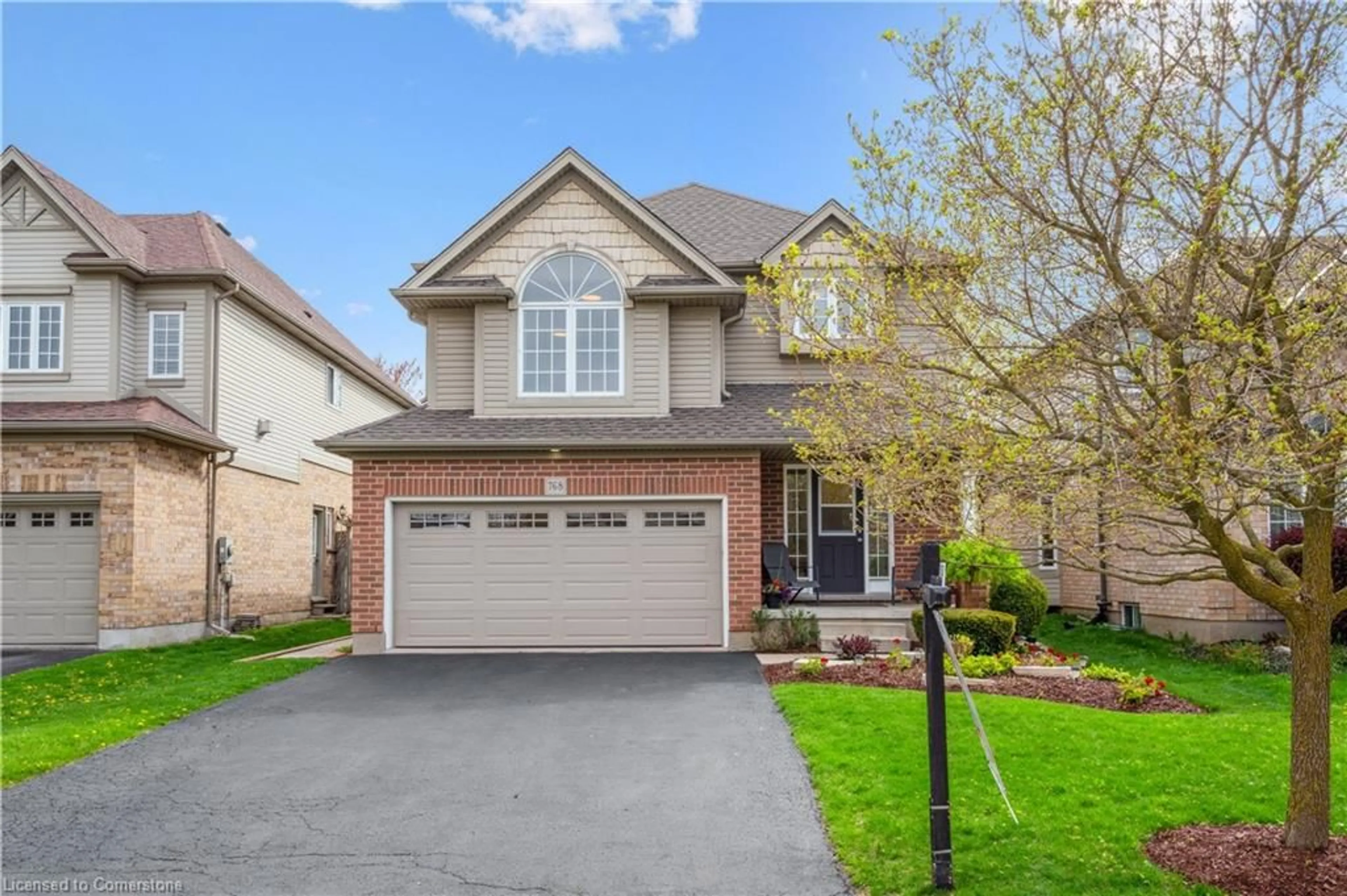 Home with brick exterior material, street for 768 Shediac Cres, Waterloo Ontario N2K 4M4