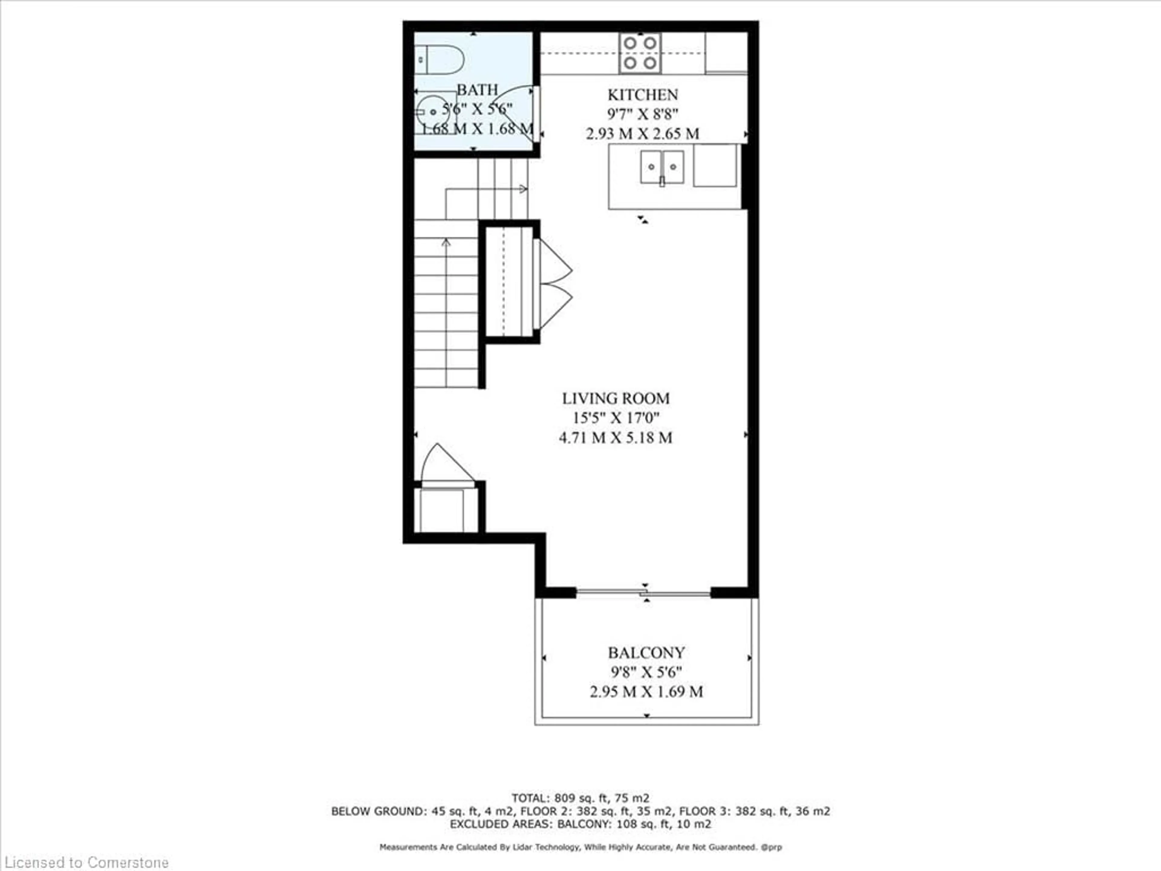 Floor plan for 1331 Countrystone Dr #A4, Kitchener Ontario N2N 0C5