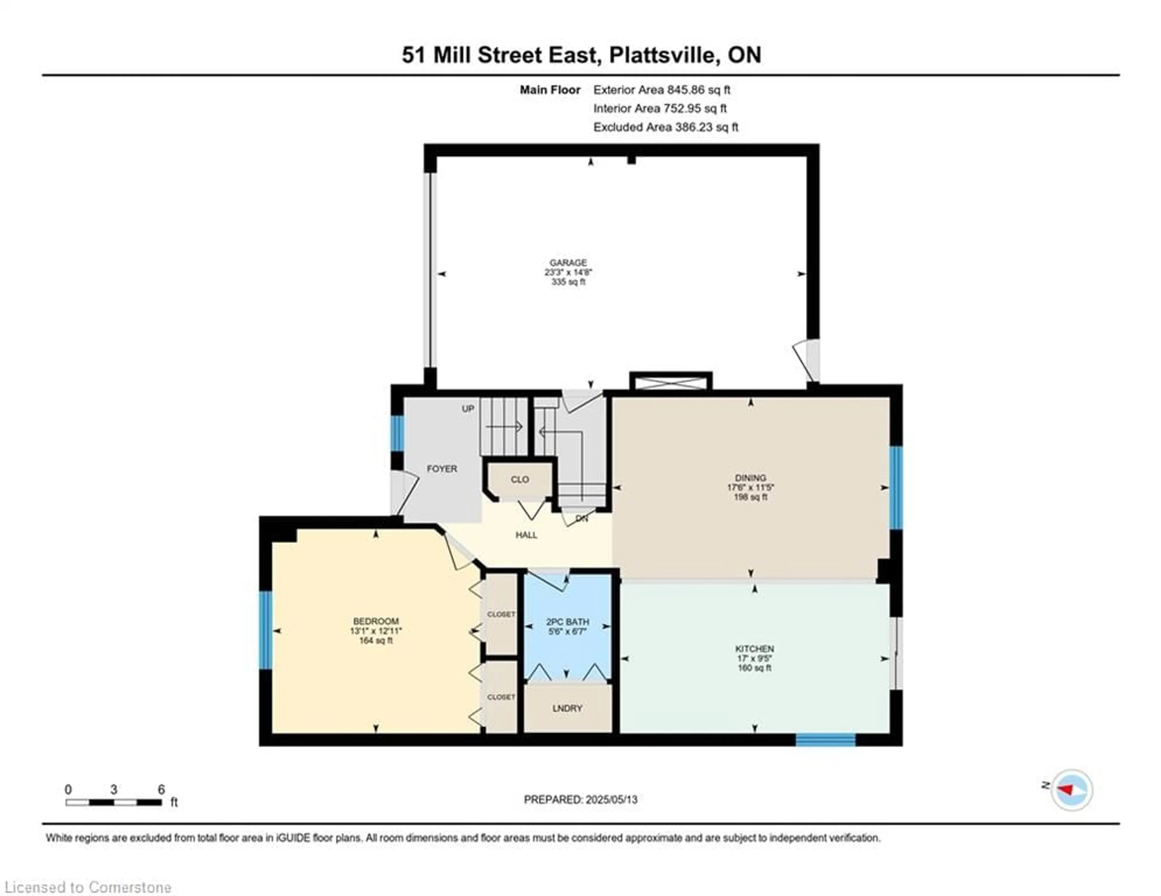 Floor plan for 51 Mill St, Plattsville Ontario N0J 1S0