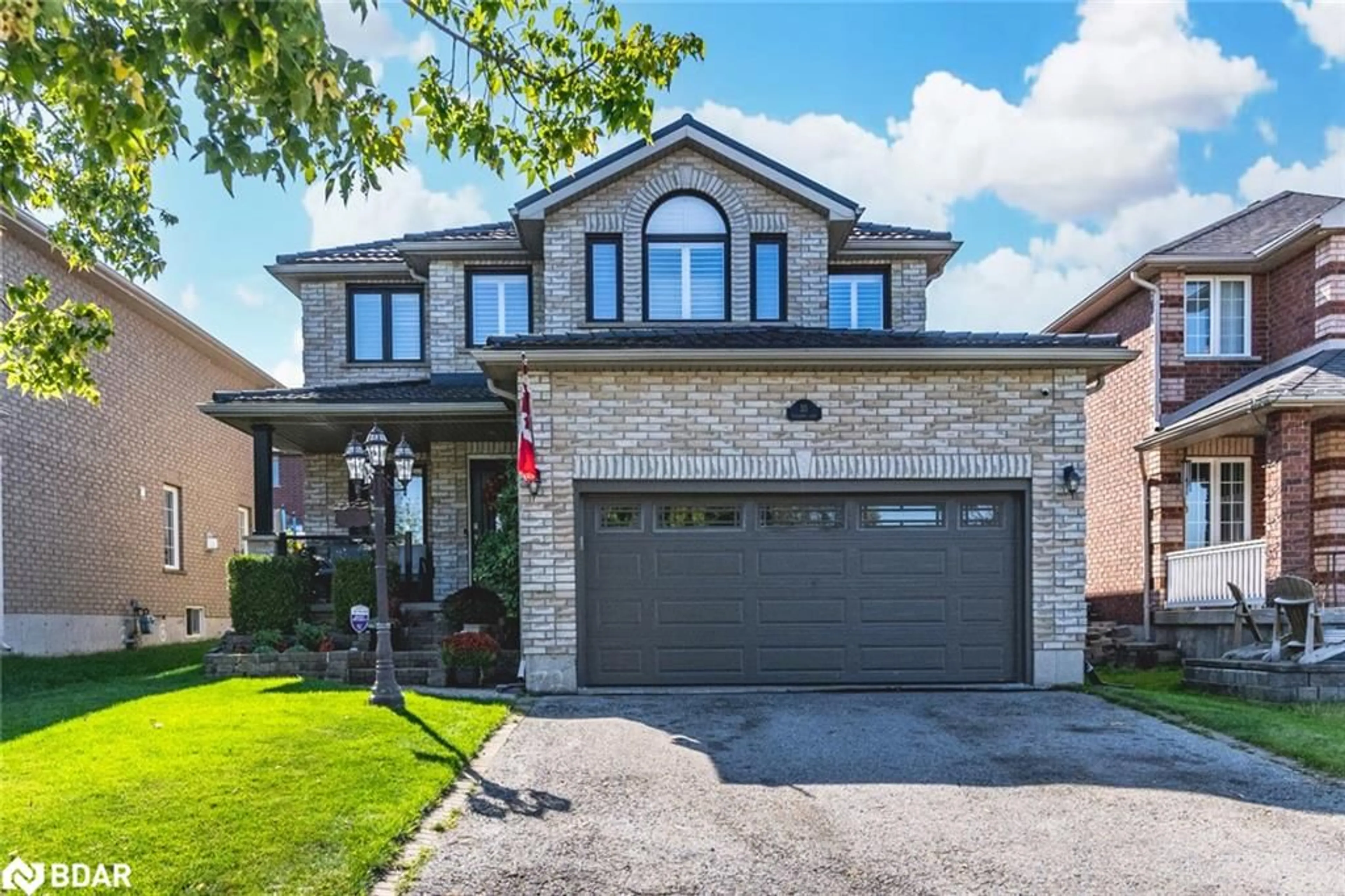 Home with brick exterior material, street for 35 Benjamin Lane, Barrie Ontario L4N 0S2