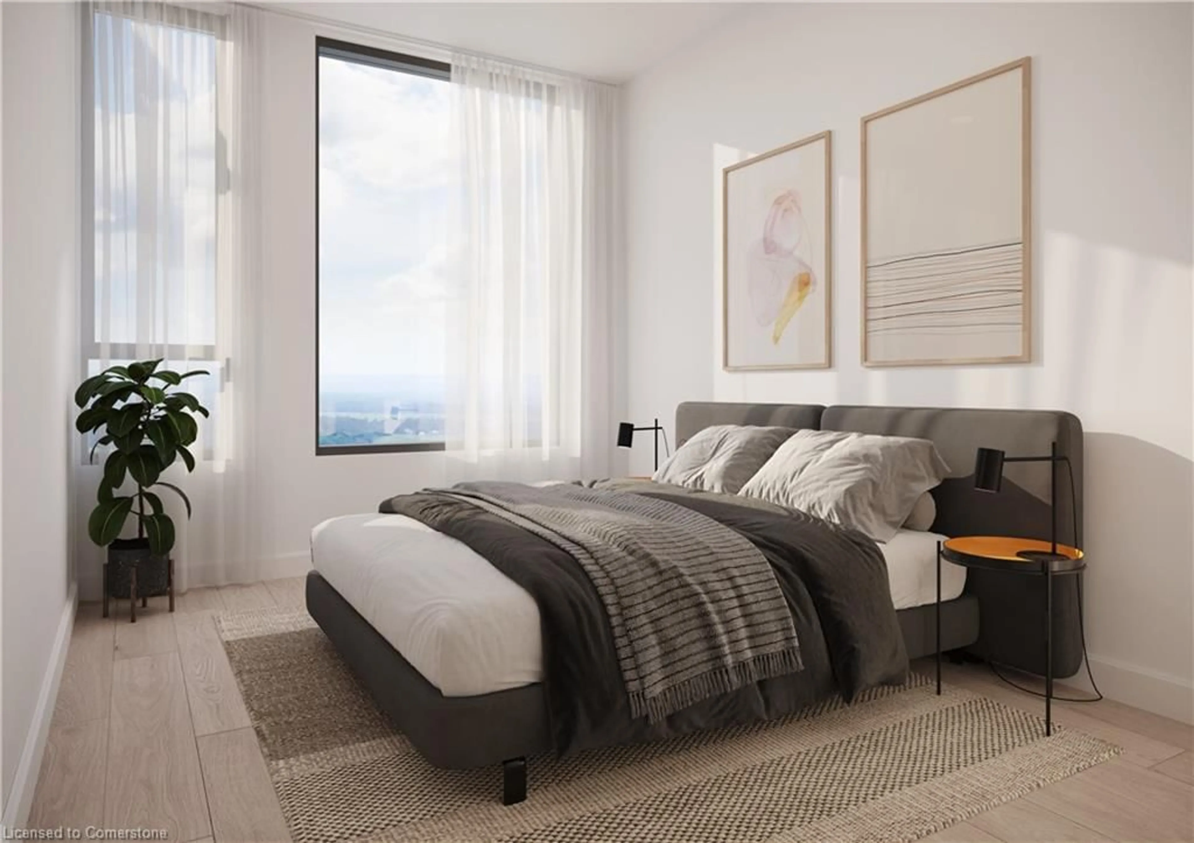 Bedroom with bed, unknown for 4878 Powers Common #C611, Burlington Ontario L7M 2B4