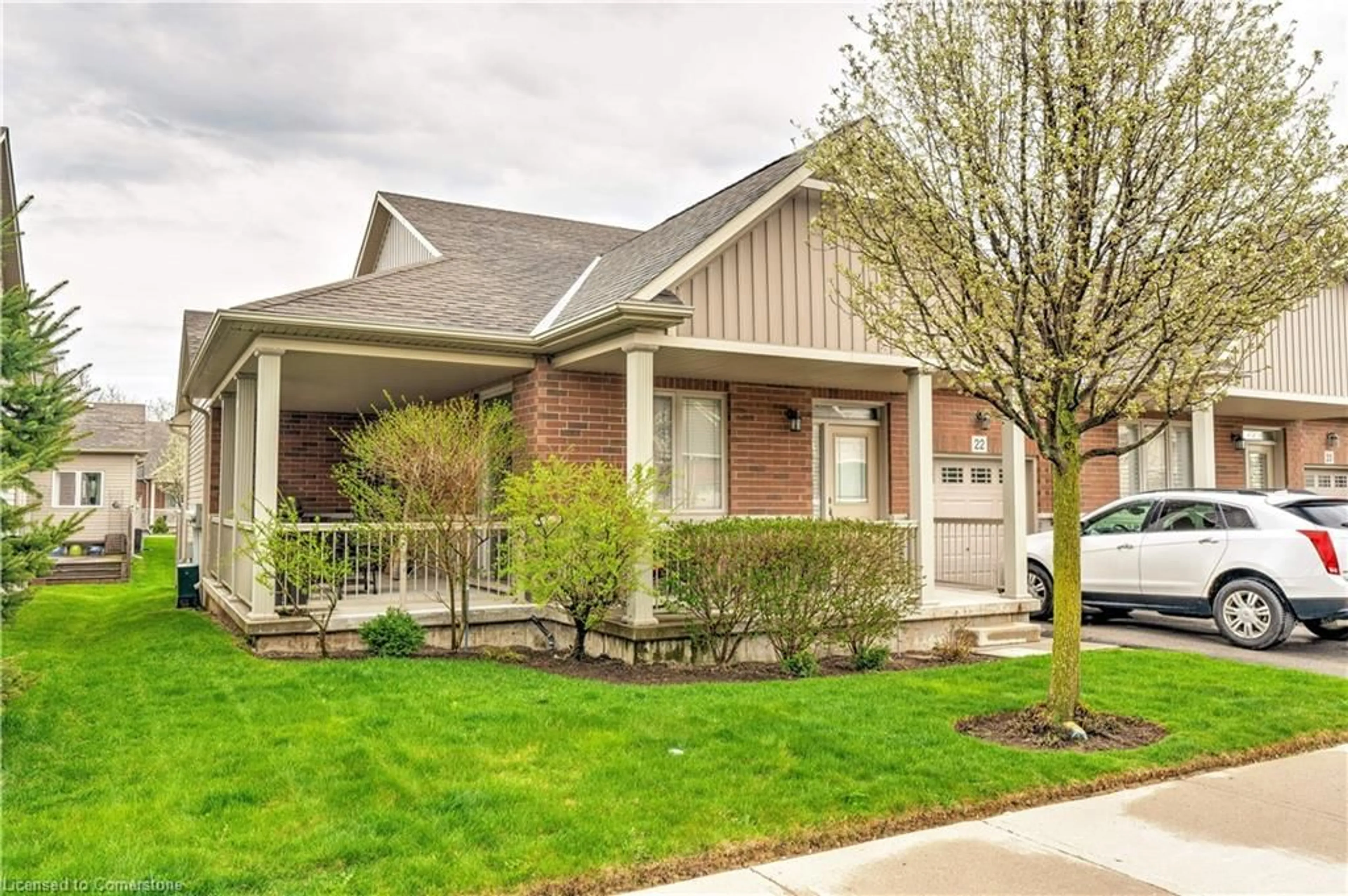 Home with brick exterior material, street for 22 Stickland Lane, Hamilton Ontario L0R 1C0