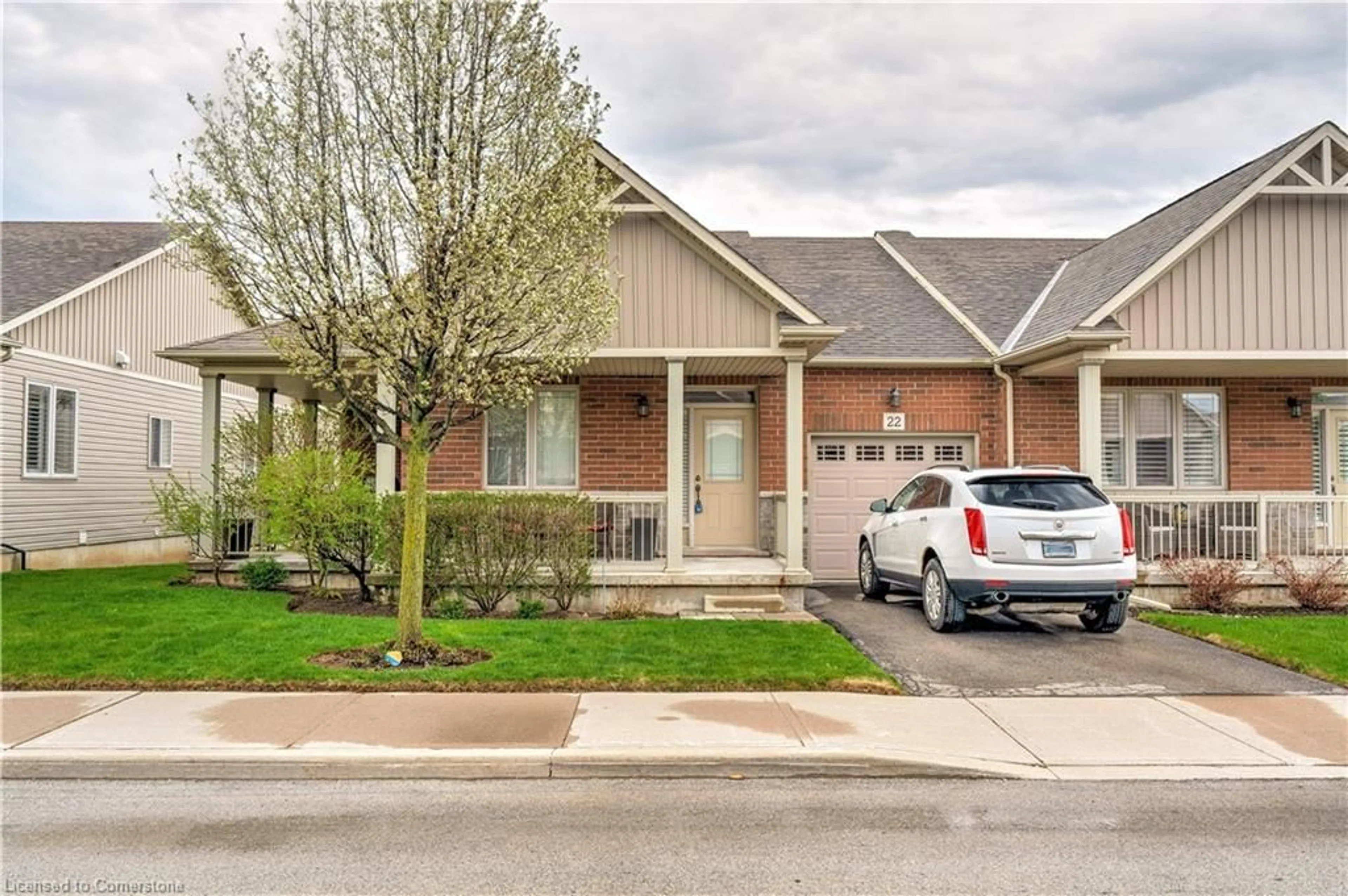 Home with brick exterior material, street for 22 Stickland Lane, Hamilton Ontario L0R 1C0