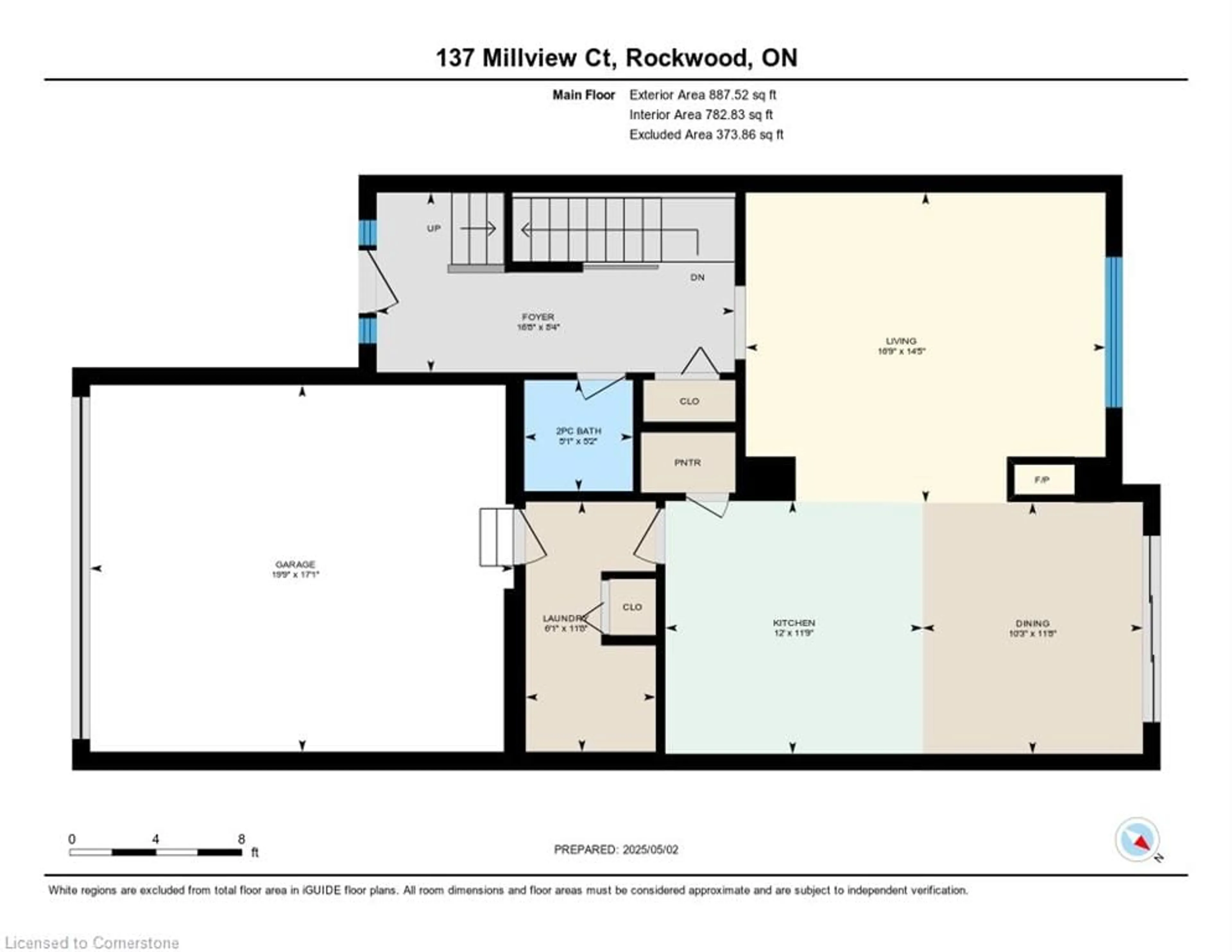 Floor plan for 137 Millview Crt, Rockwood Ontario N0B 2K0