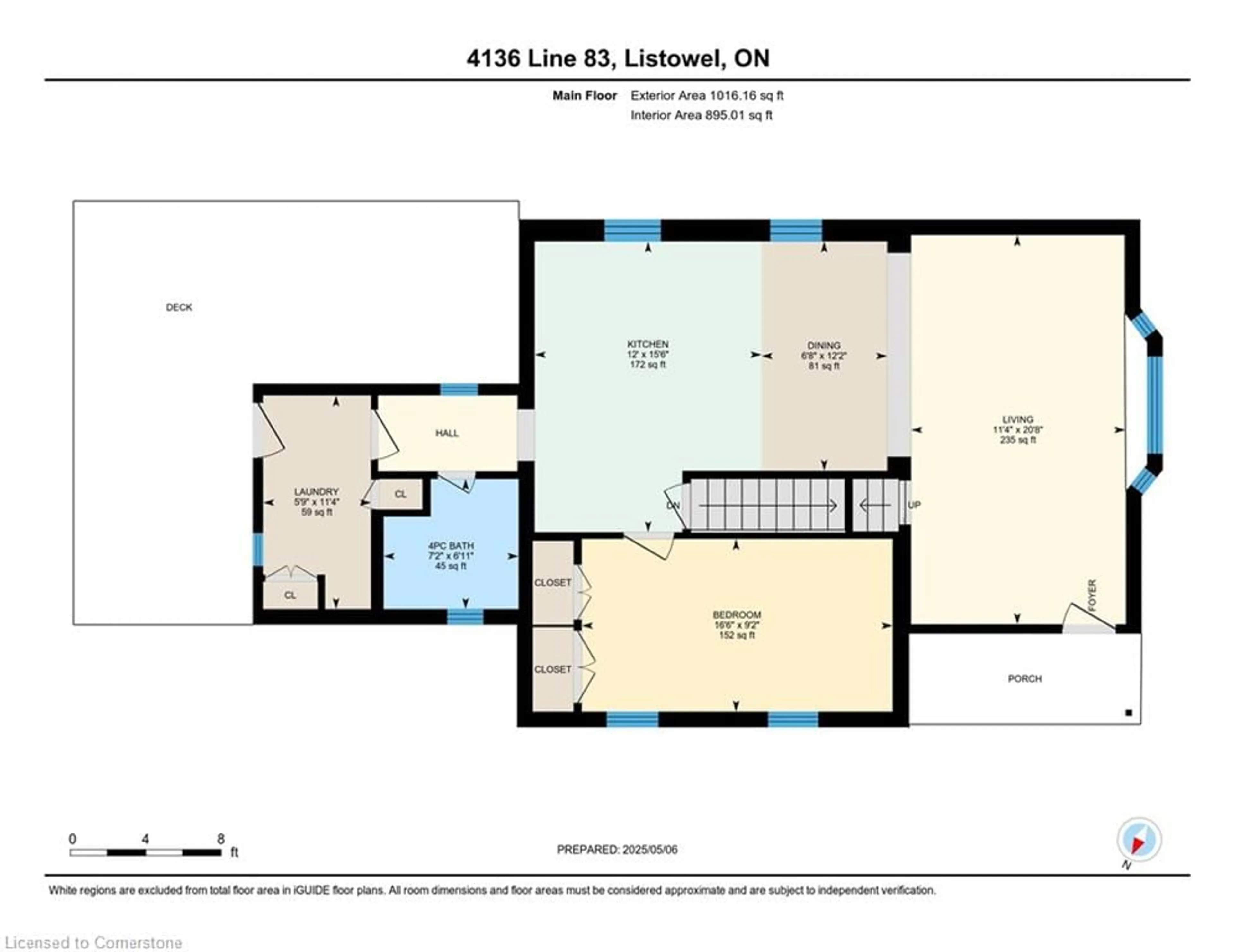 Floor plan for 4136 83 Line, Hesson Ontario N4W 3G9