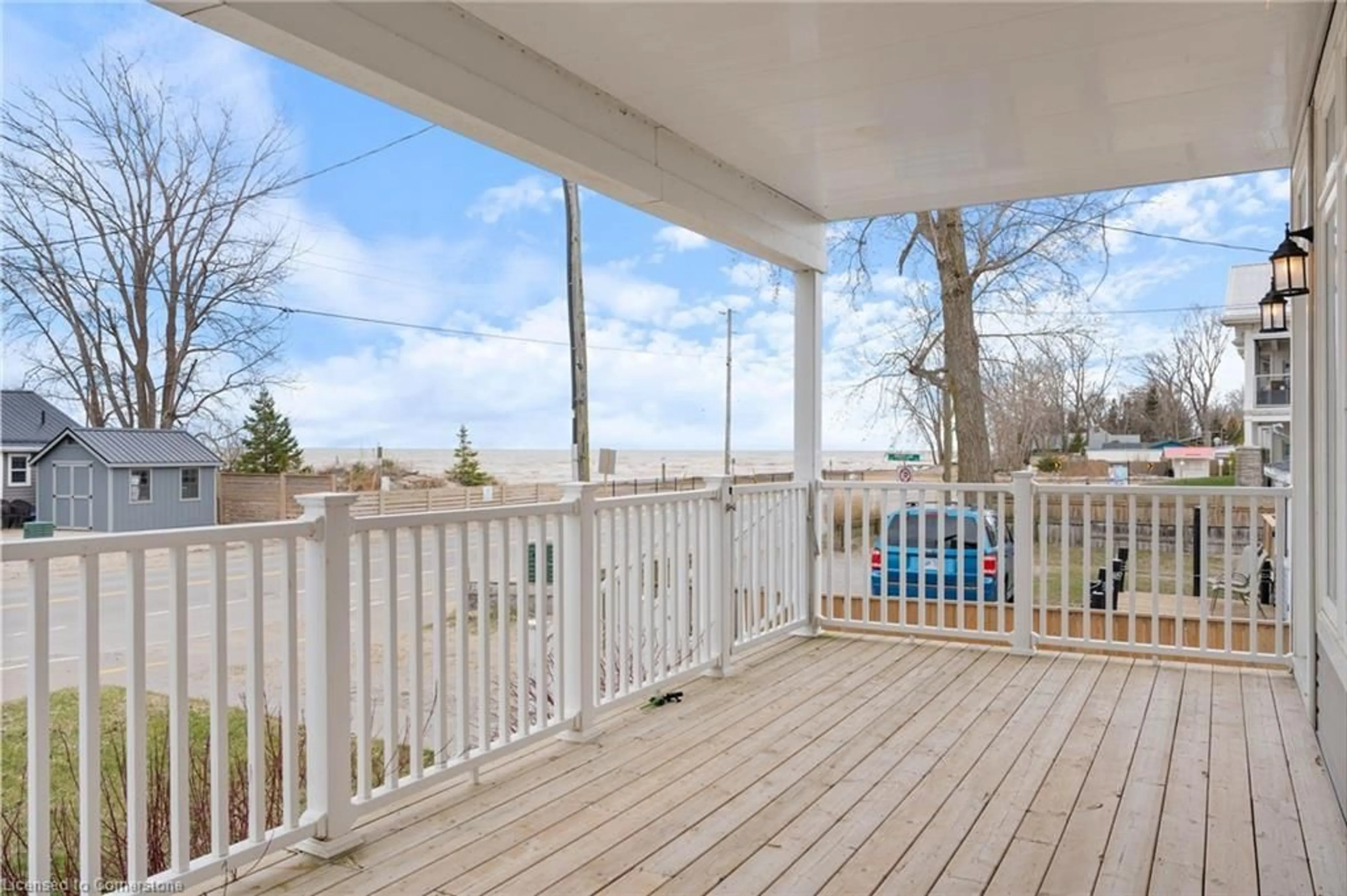 Patio, water/lake/river/ocean view for 24 Erie Blvd, Long Point Ontario N0E 1M0