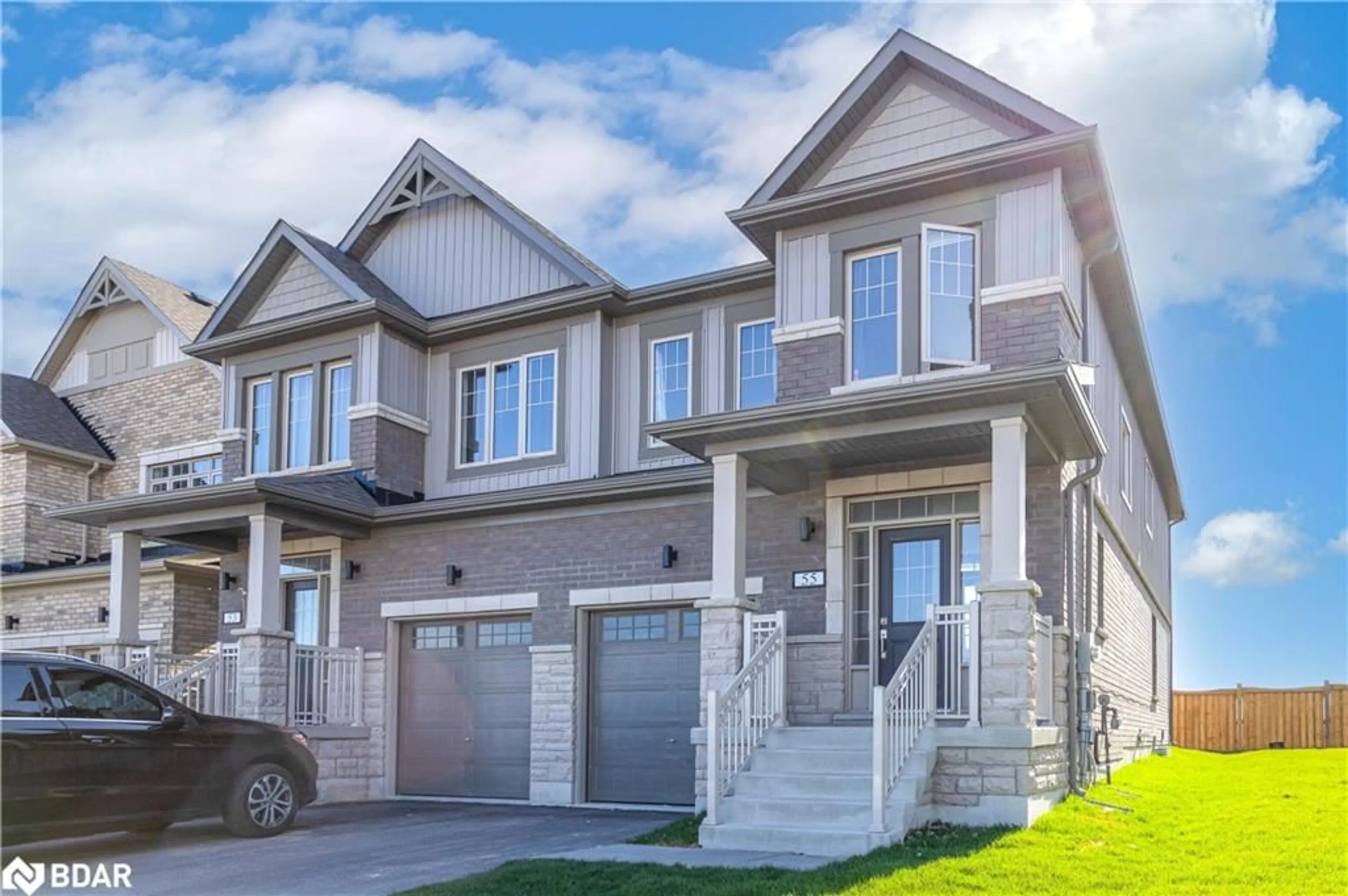 Home with brick exterior material, street for 55 Kirkwood Way, Barrie Ontario L9J 0K7