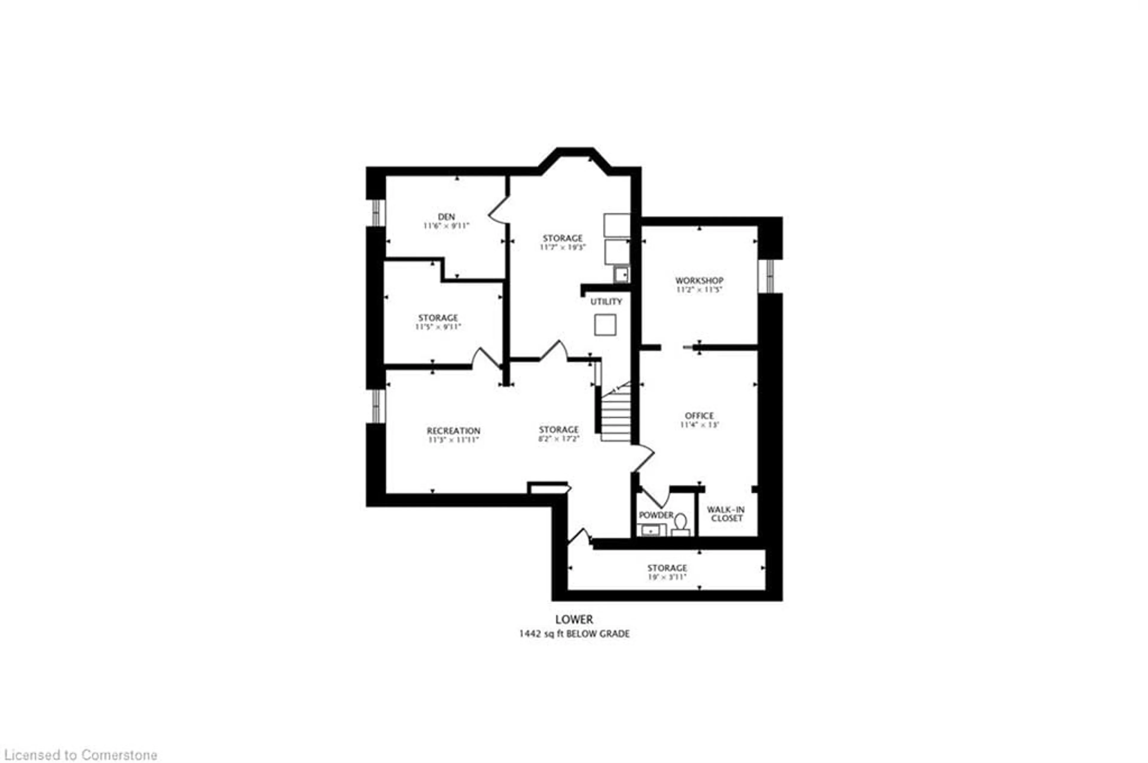Floor plan for 55 Buchanan Dr, Caledonia Ontario N3W 1H1