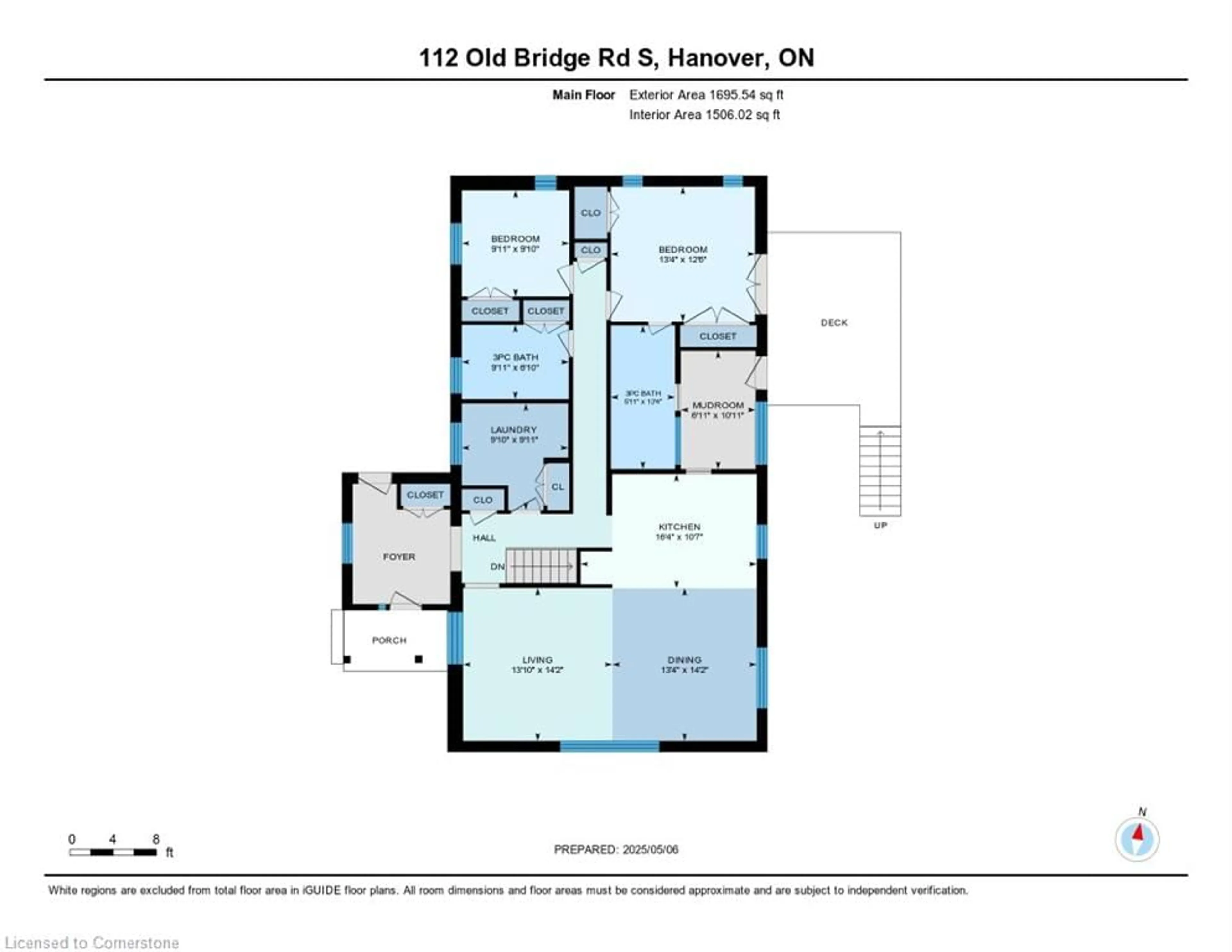 Floor plan for 112 Old Bridge Rd, Hanover Ontario N4N 3B8