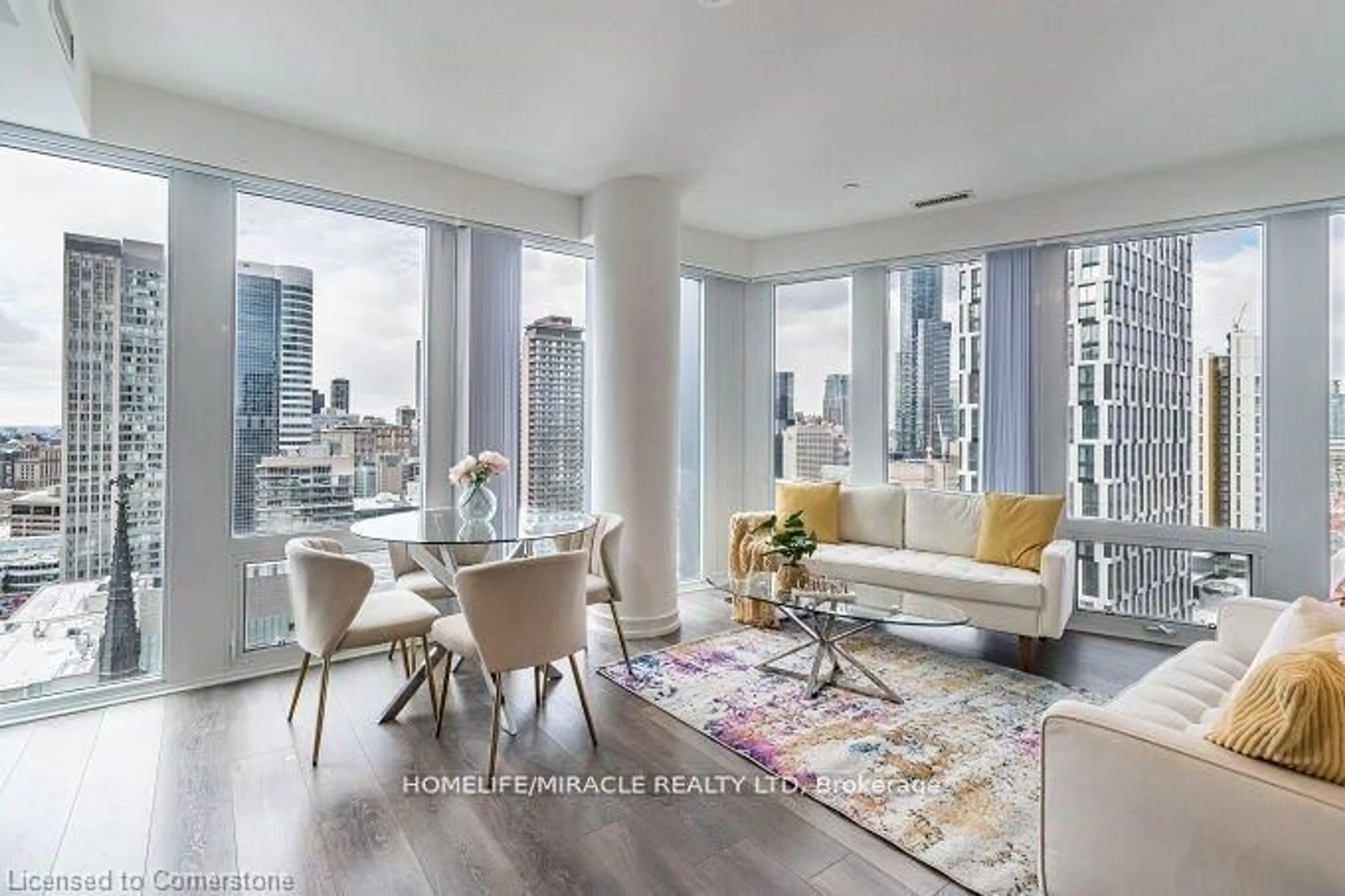 Living room with furniture, unknown for 60 Shuter St #PH108, Toronto Ontario M5B 0B7