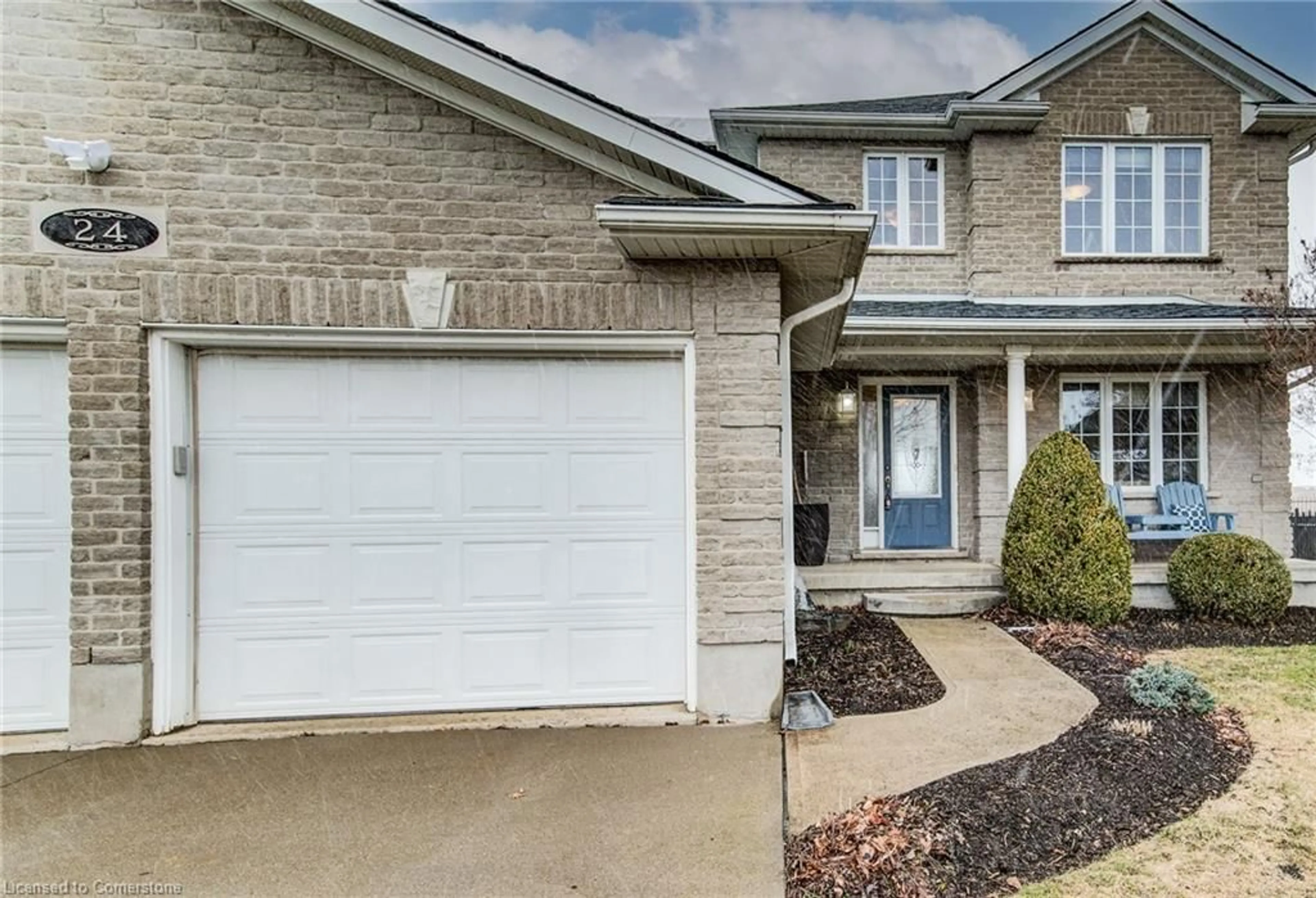 Home with brick exterior material, street for 24 Applewood St, Plattsville Ontario N0J 1S0