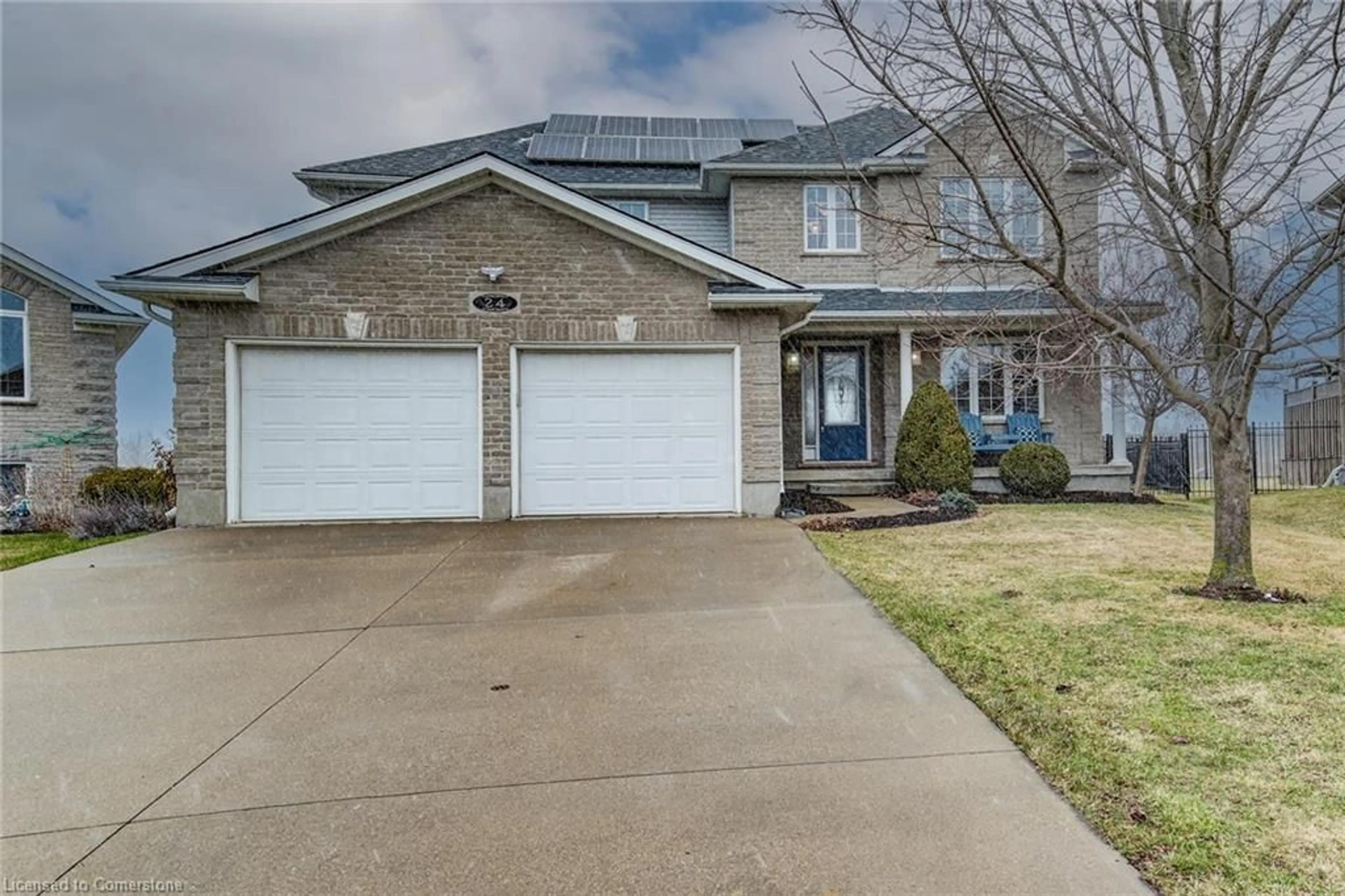 Home with brick exterior material, street for 24 Applewood St, Plattsville Ontario N0J 1S0