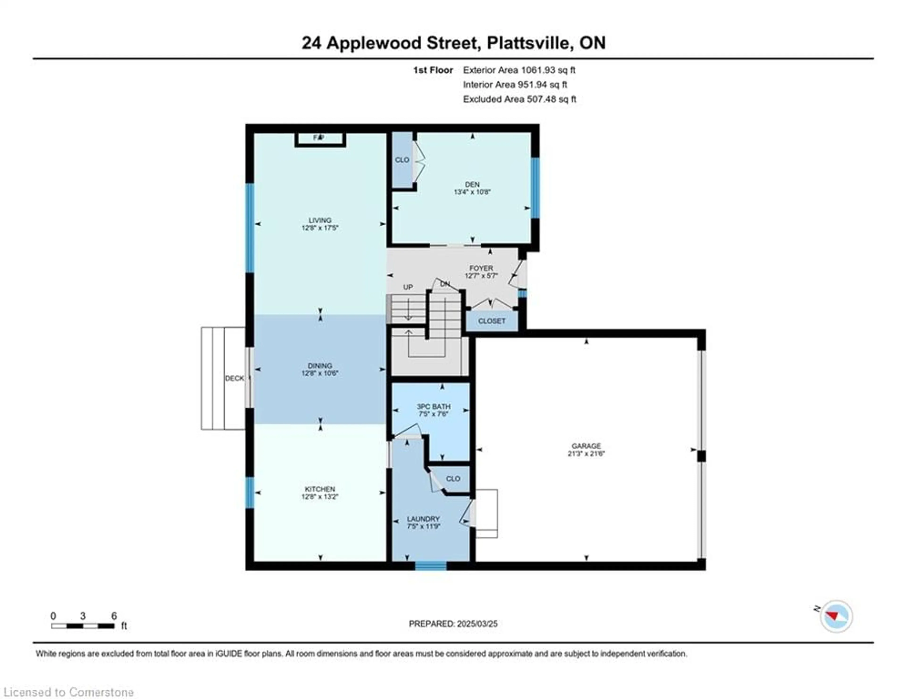 Floor plan for 24 Applewood St, Plattsville Ontario N0J 1S0