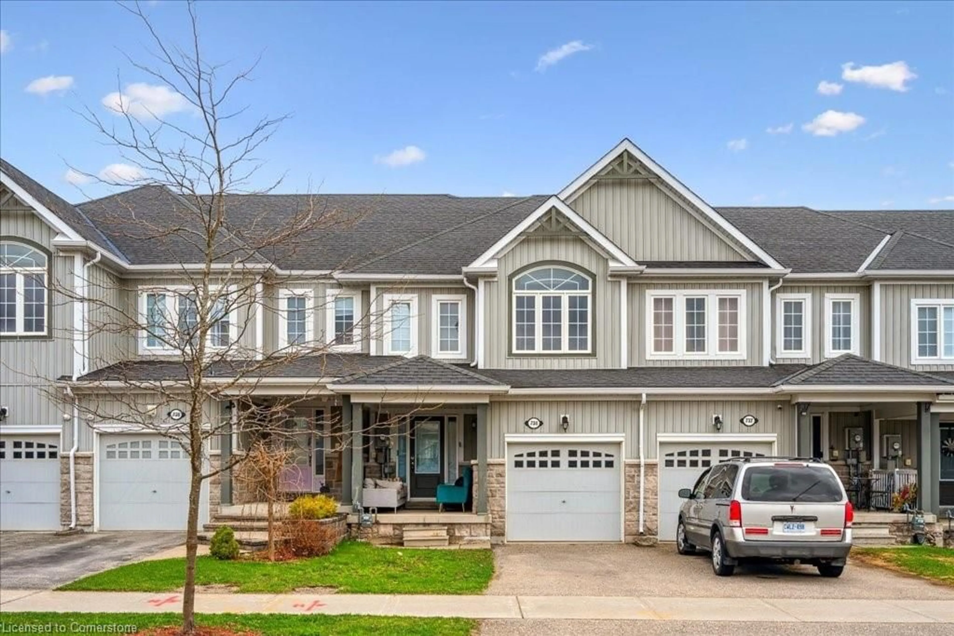 Home with vinyl exterior material, street for 734 Cook Cres, Shelburne Ontario L9V 3V2