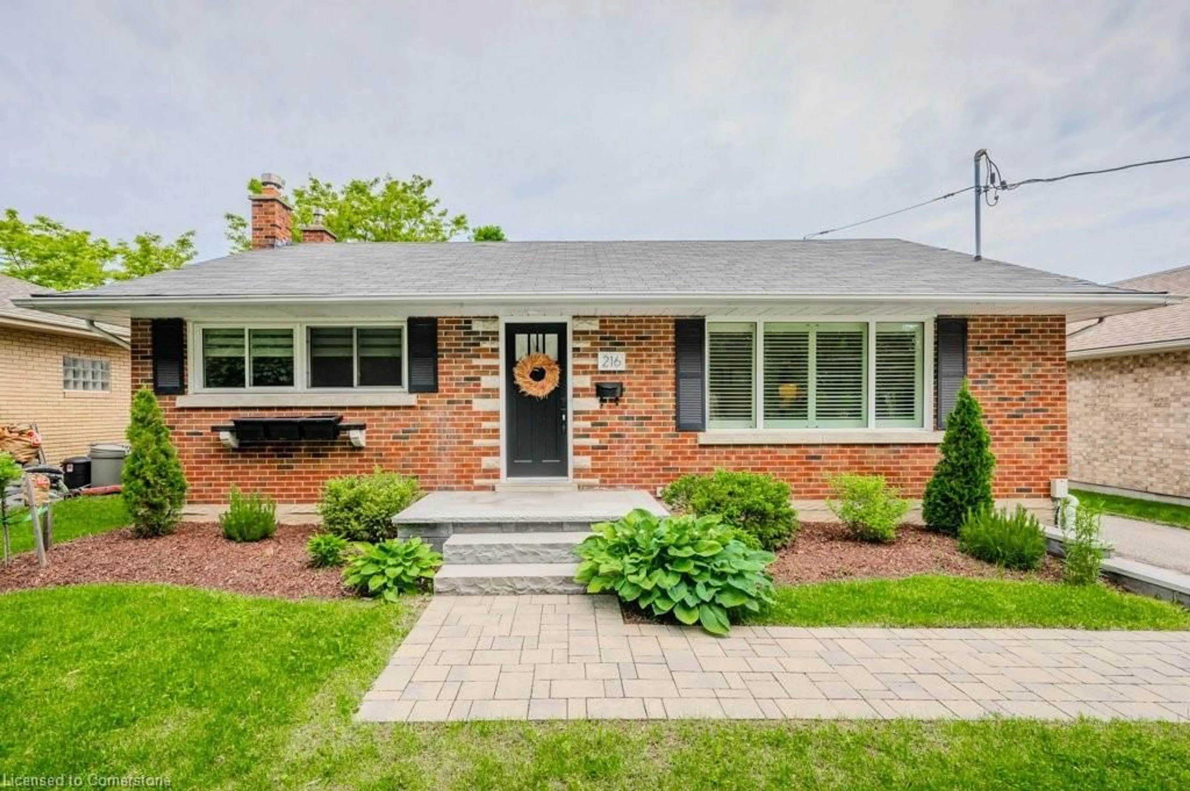 Home with brick exterior material, street for 216 Rodney St, Waterloo Ontario N2J 1G5