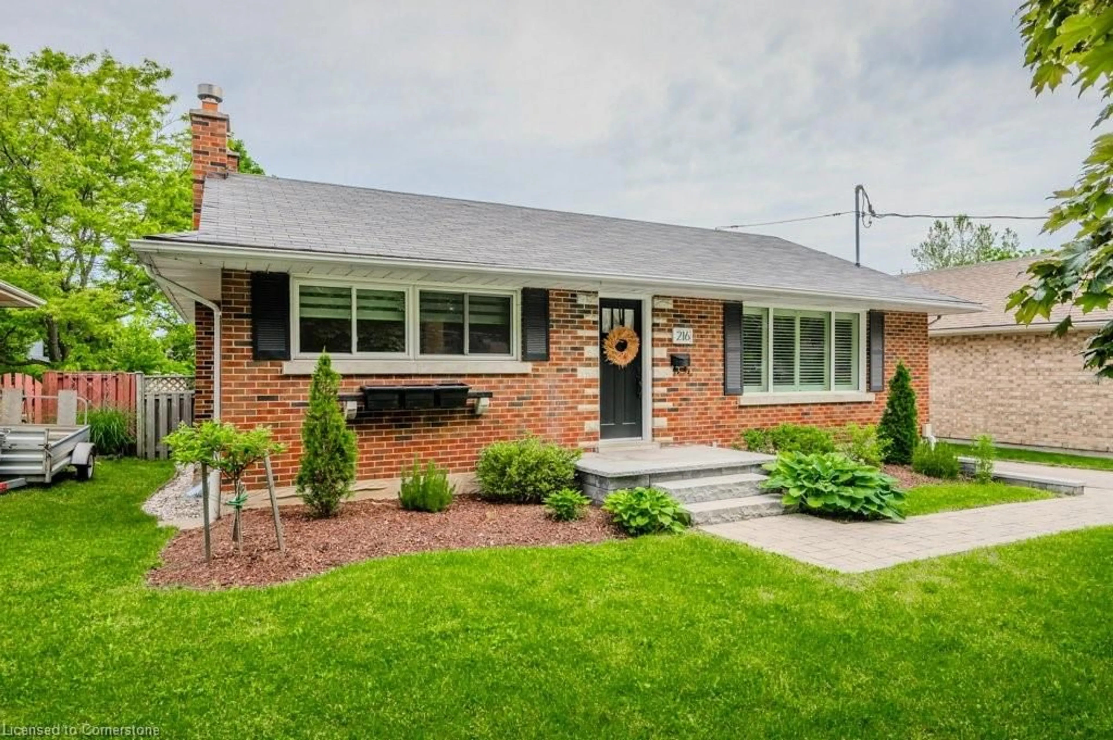 Home with brick exterior material, street for 216 Rodney St, Waterloo Ontario N2J 1G5