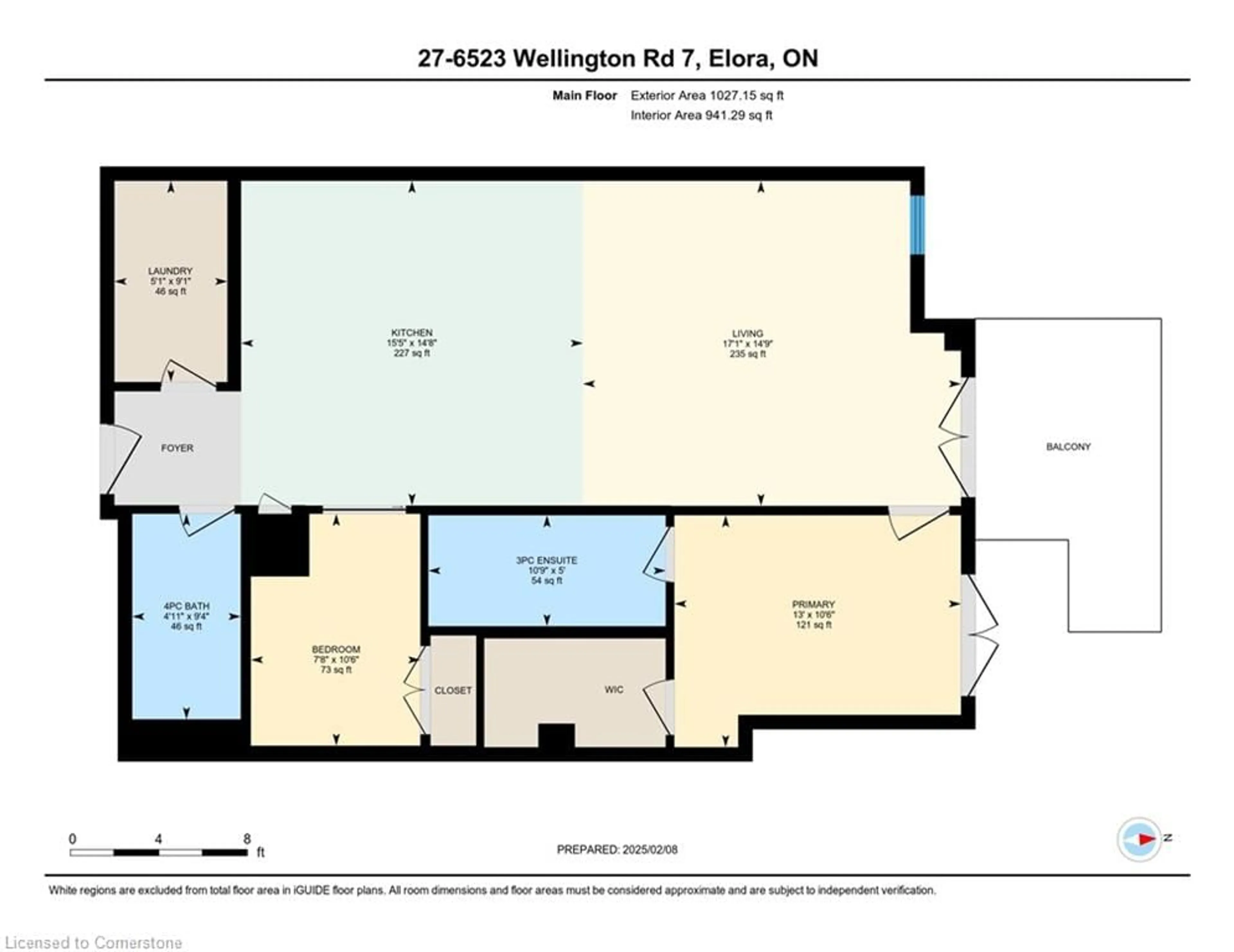 Floor plan for 6523 Wellington 7 Rd #RS127, Elora Ontario N0B 1S0