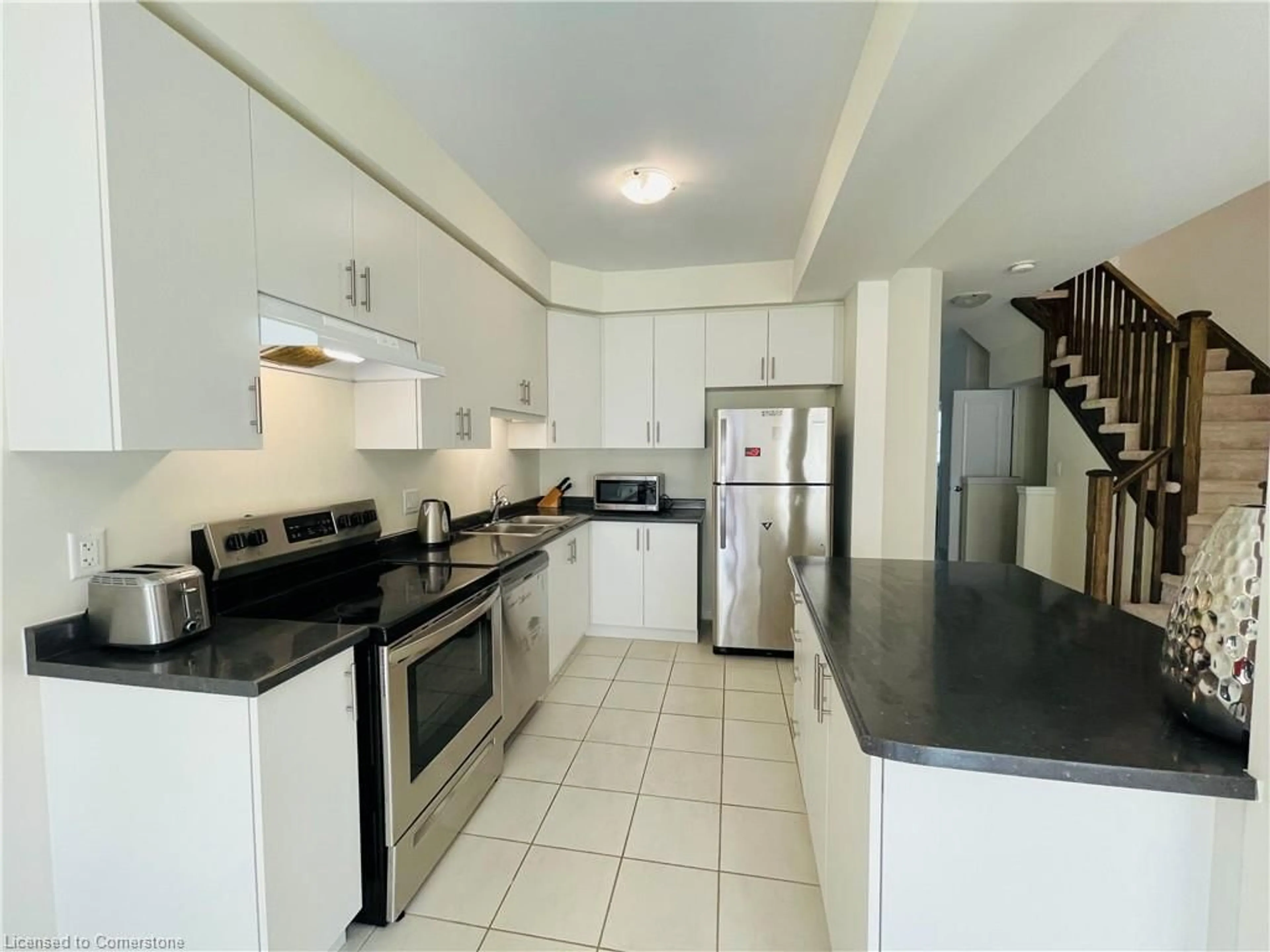 Standard kitchen, ceramic/tile floor for 11 Sharp Dr, Ancaster Ontario L9G 0J9
