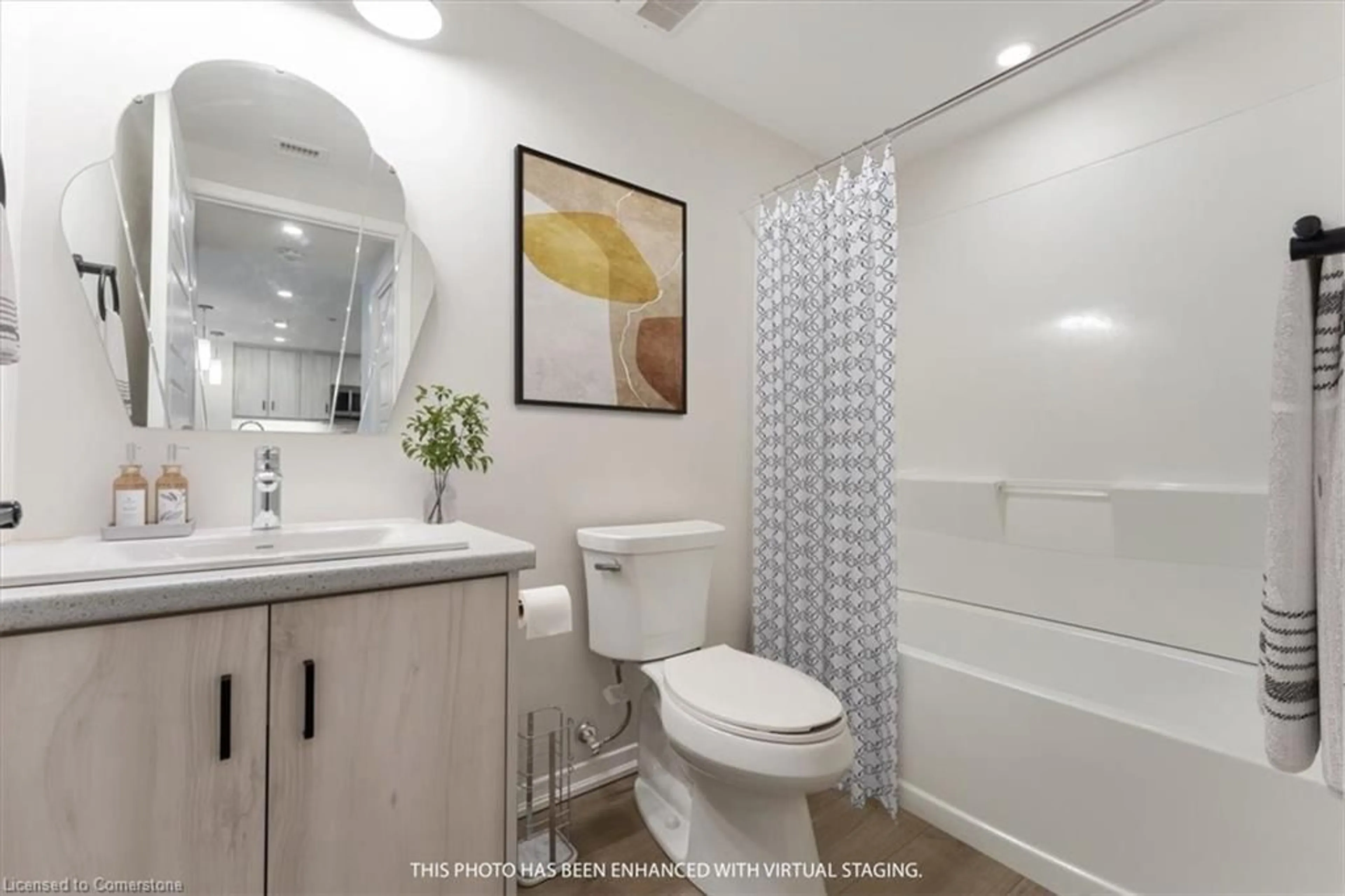 Standard bathroom, ceramic/tile floor for 3998 Victoria Ave #110, Vineland Ontario L0R 2C0