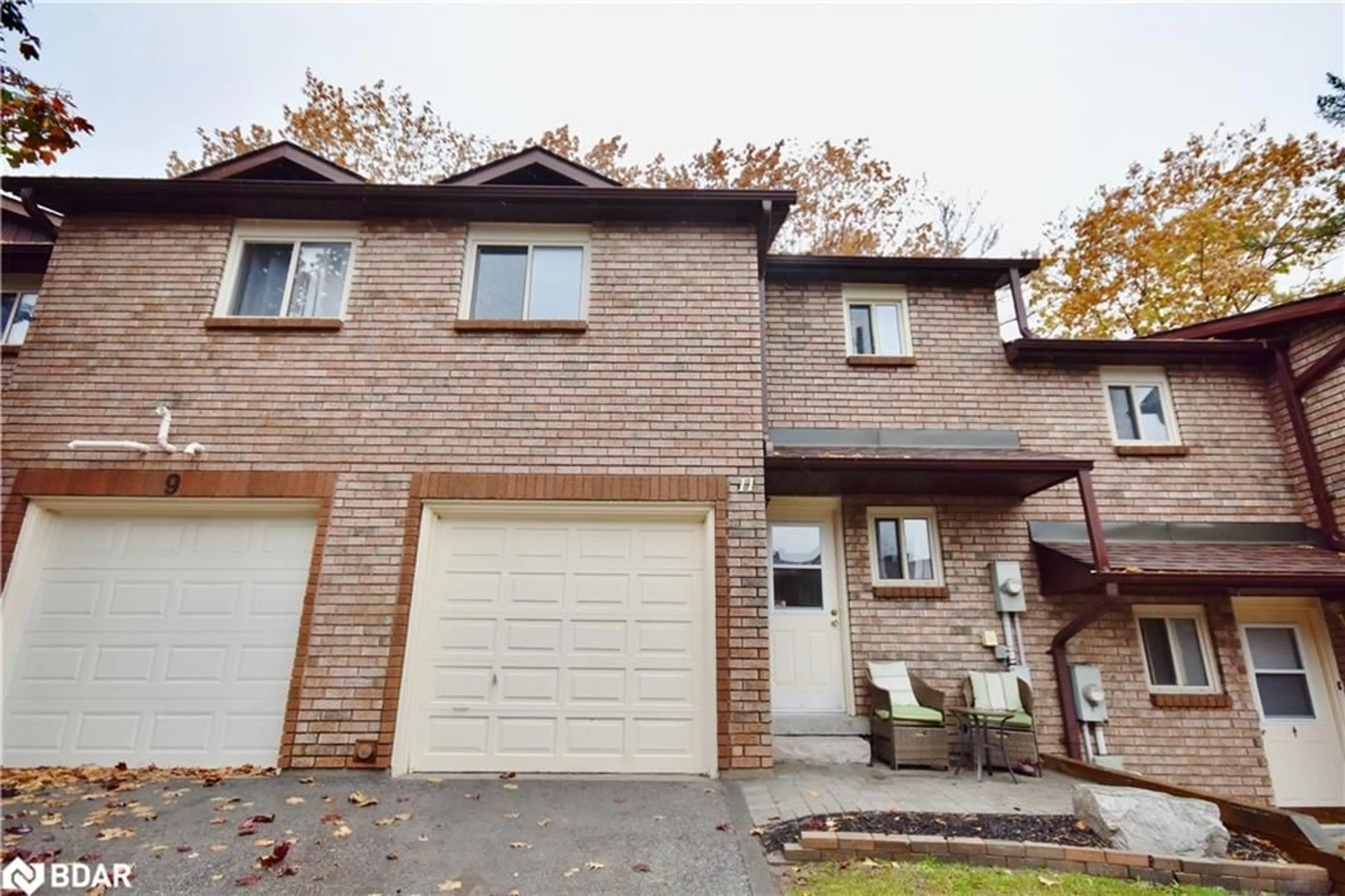 Home with brick exterior material, street for 11 Pheasant Trail, Barrie Ontario L4N 6W4