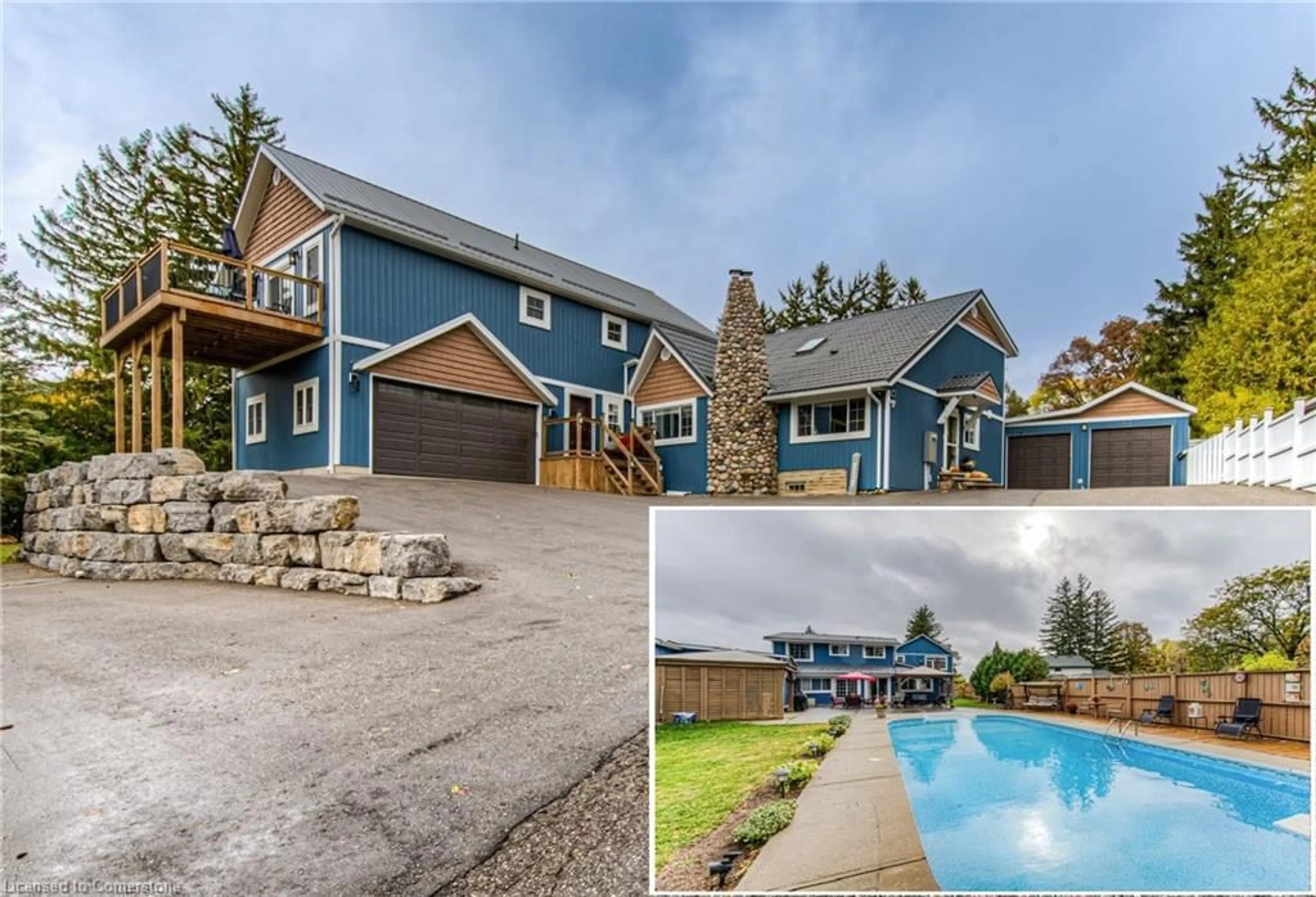 A pic from outside/outdoor area/front of a property/back of a property/a pic from drone, unknown for 40 Mill Creek Rd, Cambridge Ontario N1R 1J6
