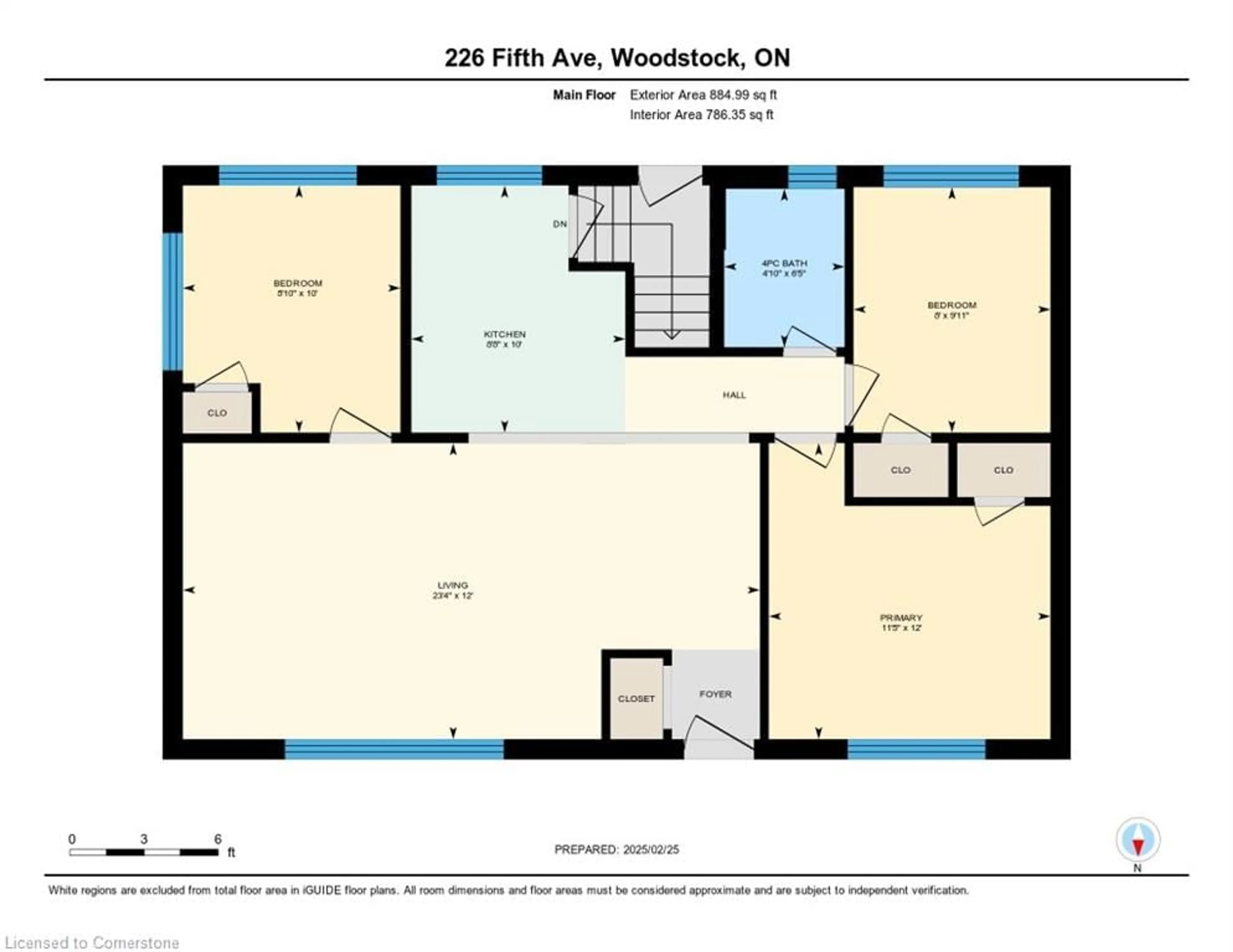 Floor plan for 266 Fifth Ave, Woodstock Ontario N4S 2G1