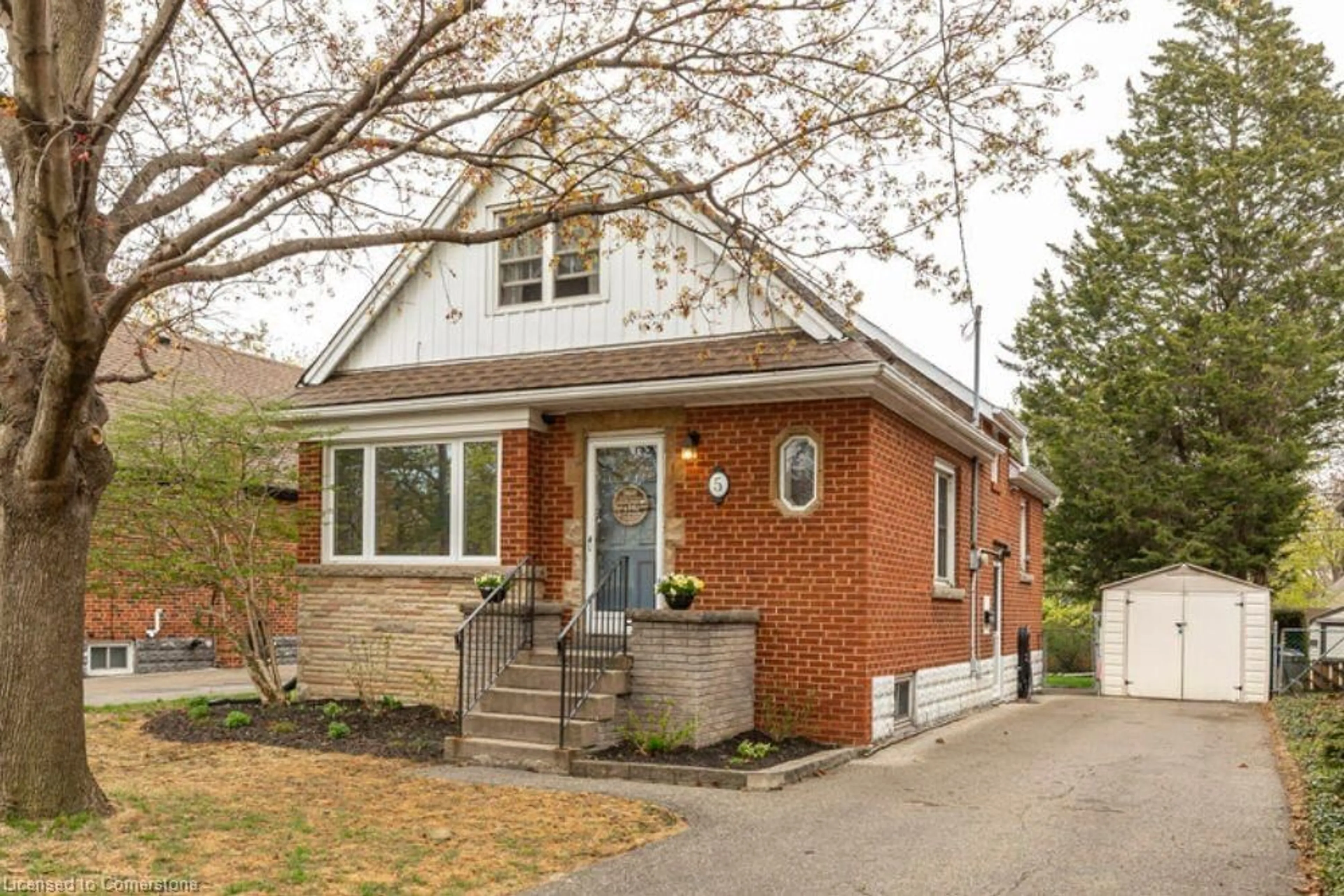 Home with brick exterior material, street for 5 Bettina Ave, Hamilton Ontario L8K 3M4