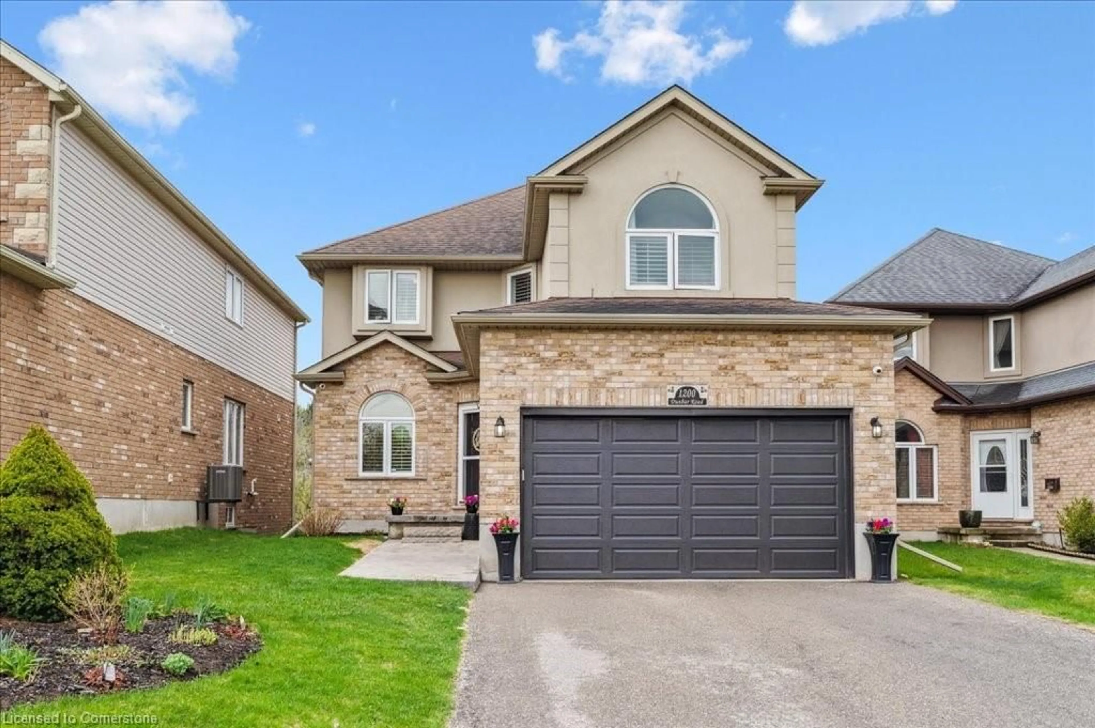 Home with brick exterior material, street for 1200 Dunbar Rd, Cambridge Ontario N3H 4W6