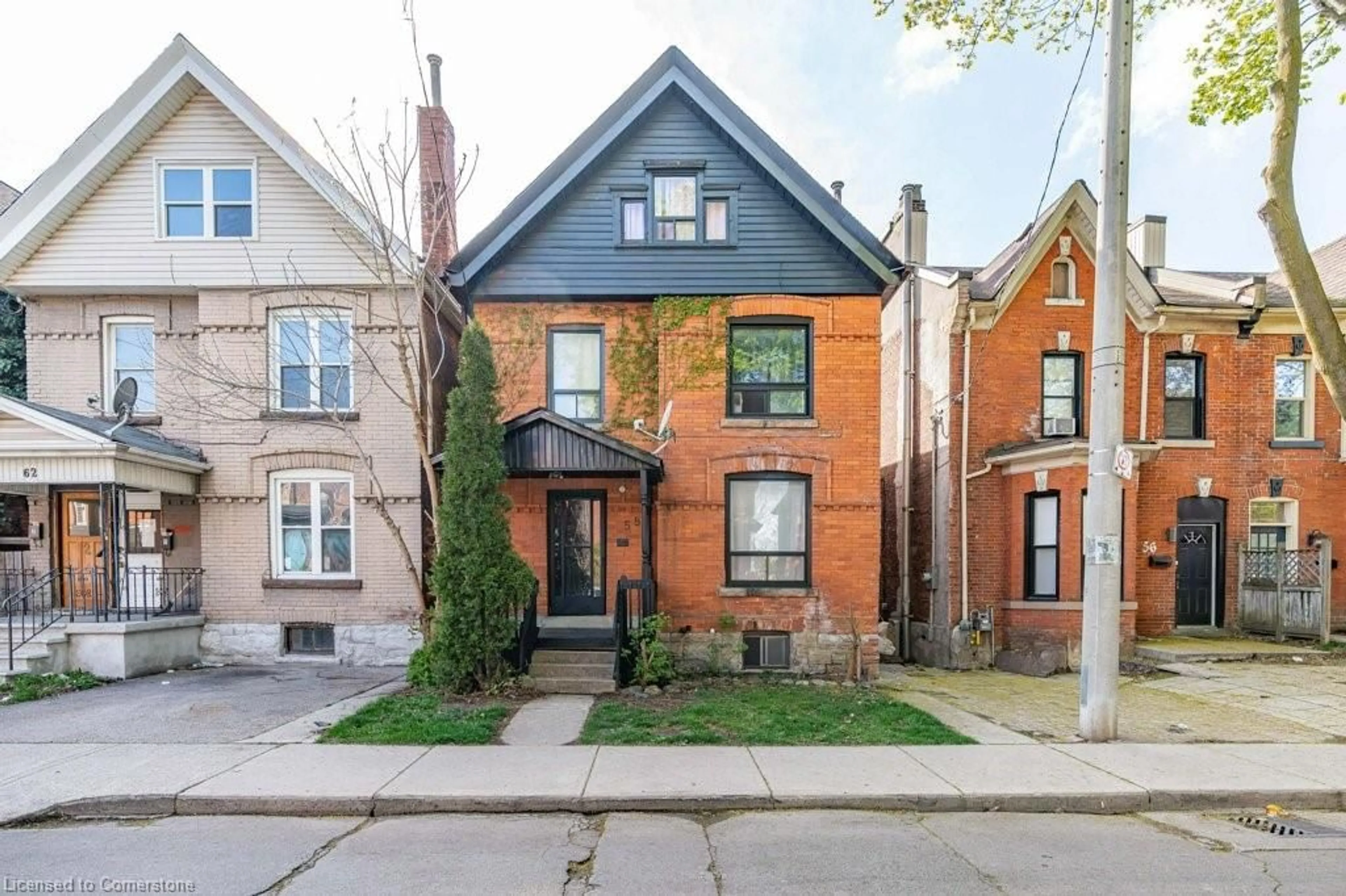 Home with brick exterior material, street for 58 Erie Ave, Hamilton Ontario L8N 2W6