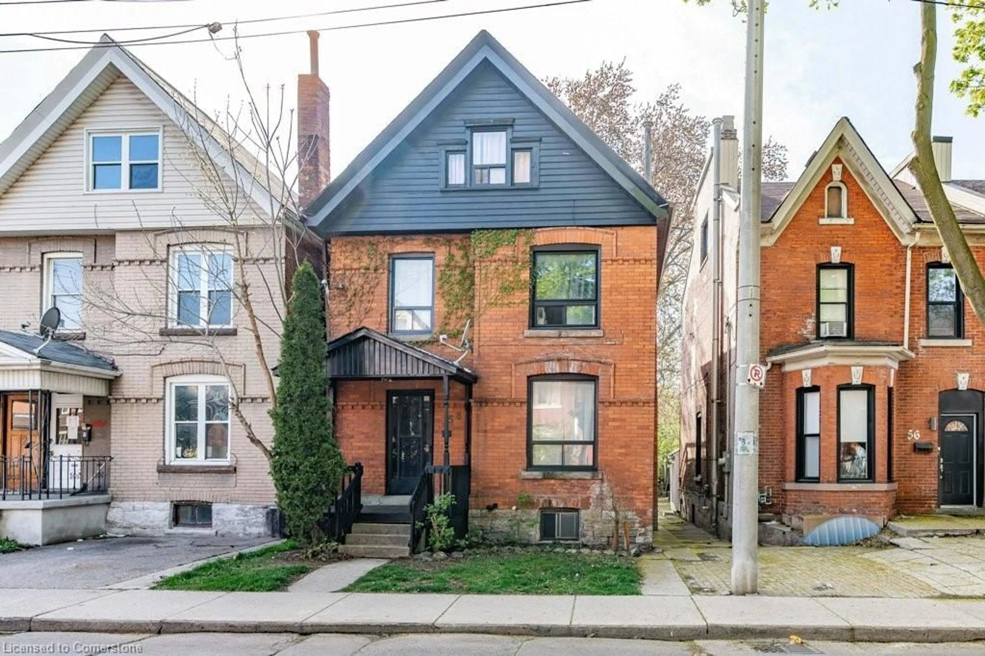 Home with brick exterior material, street for 58 Erie Ave, Hamilton Ontario L8N 2W6