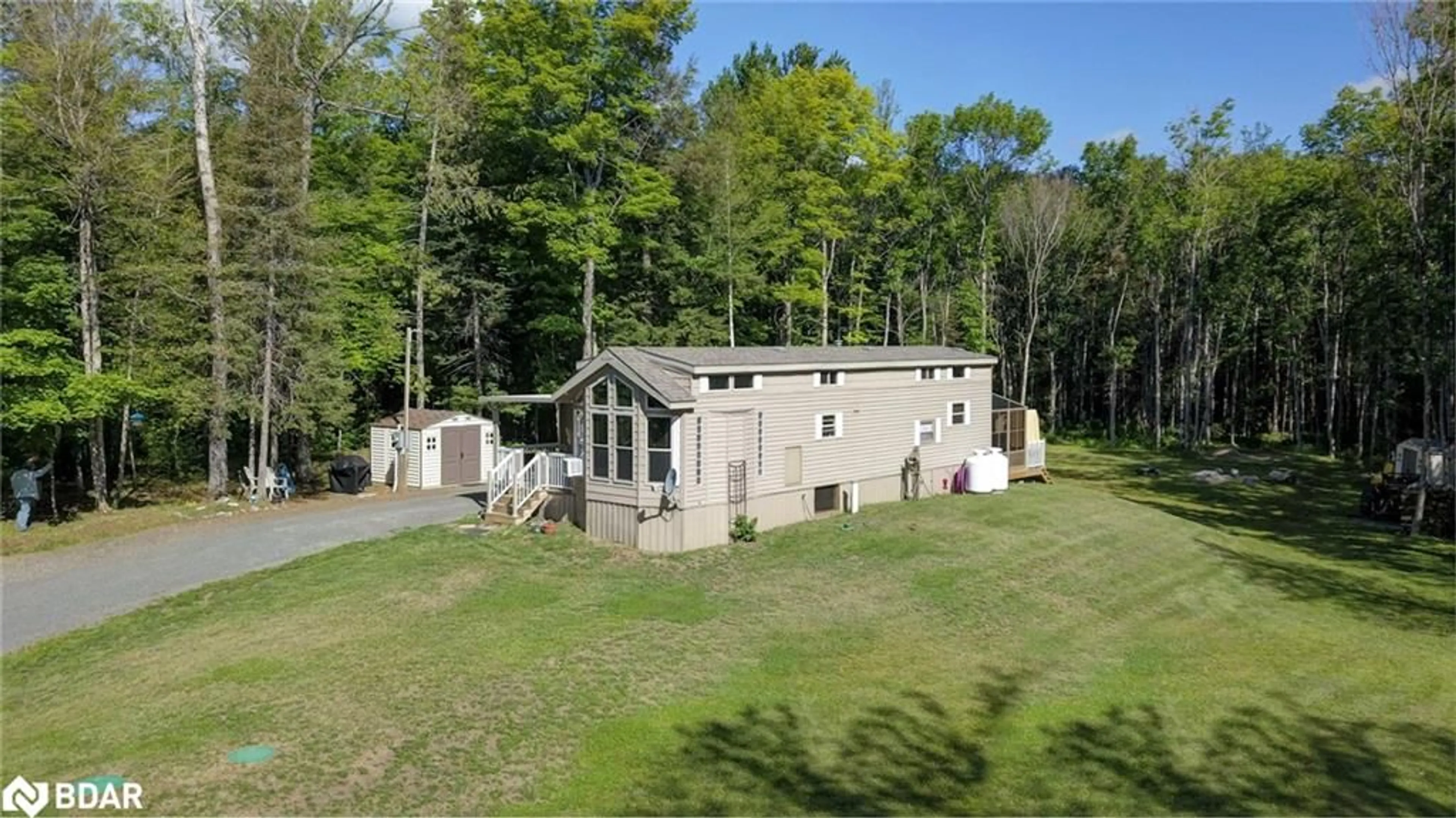 A pic from outside/outdoor area/front of a property/back of a property/a pic from drone, unknown for 1594 North Steenburg Lake Rd, Gilmour Ontario K0L 1P0