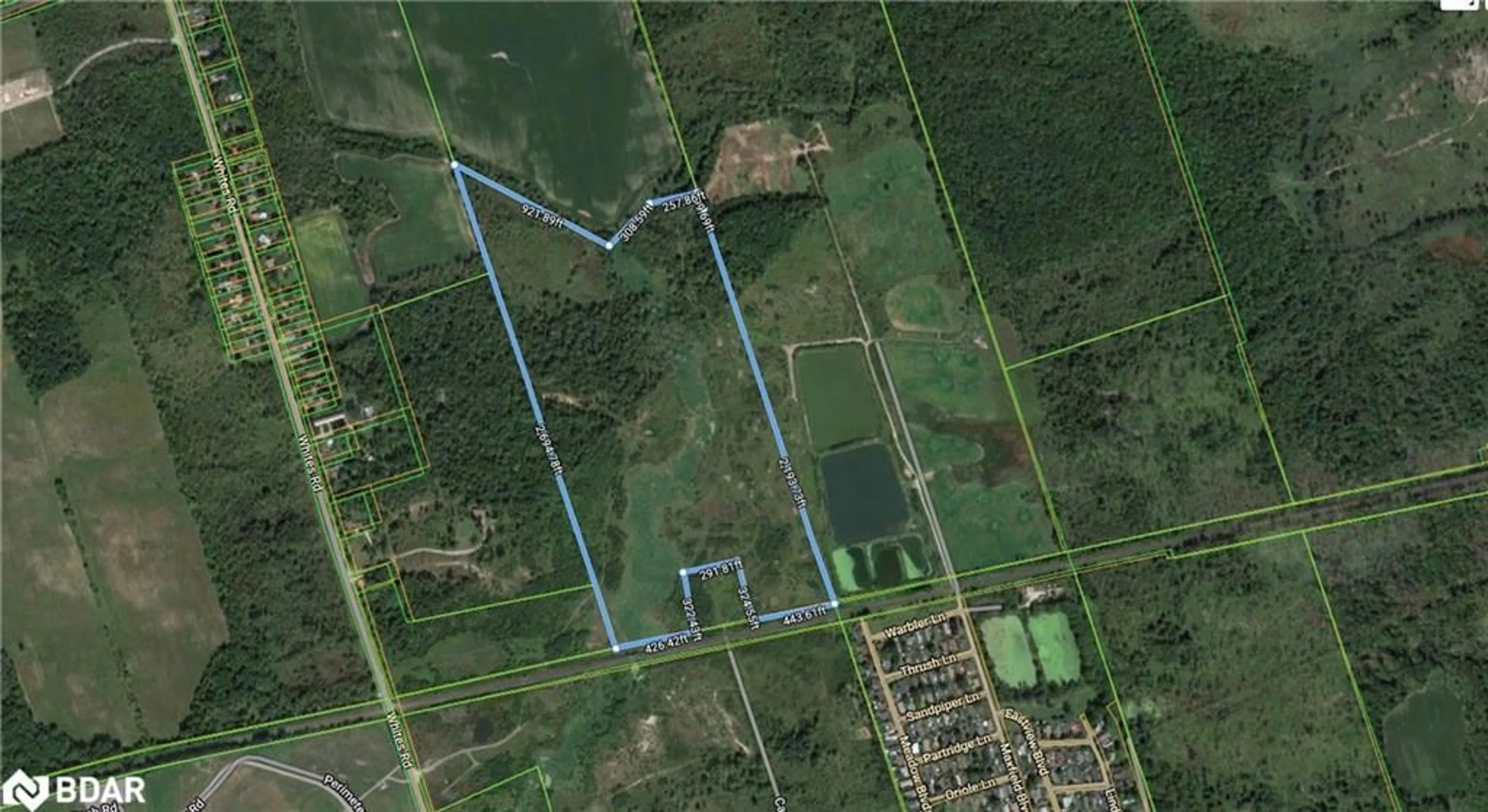 Picture of a map for N/A Whites Rd, Quinte West Ontario K8V 5P5