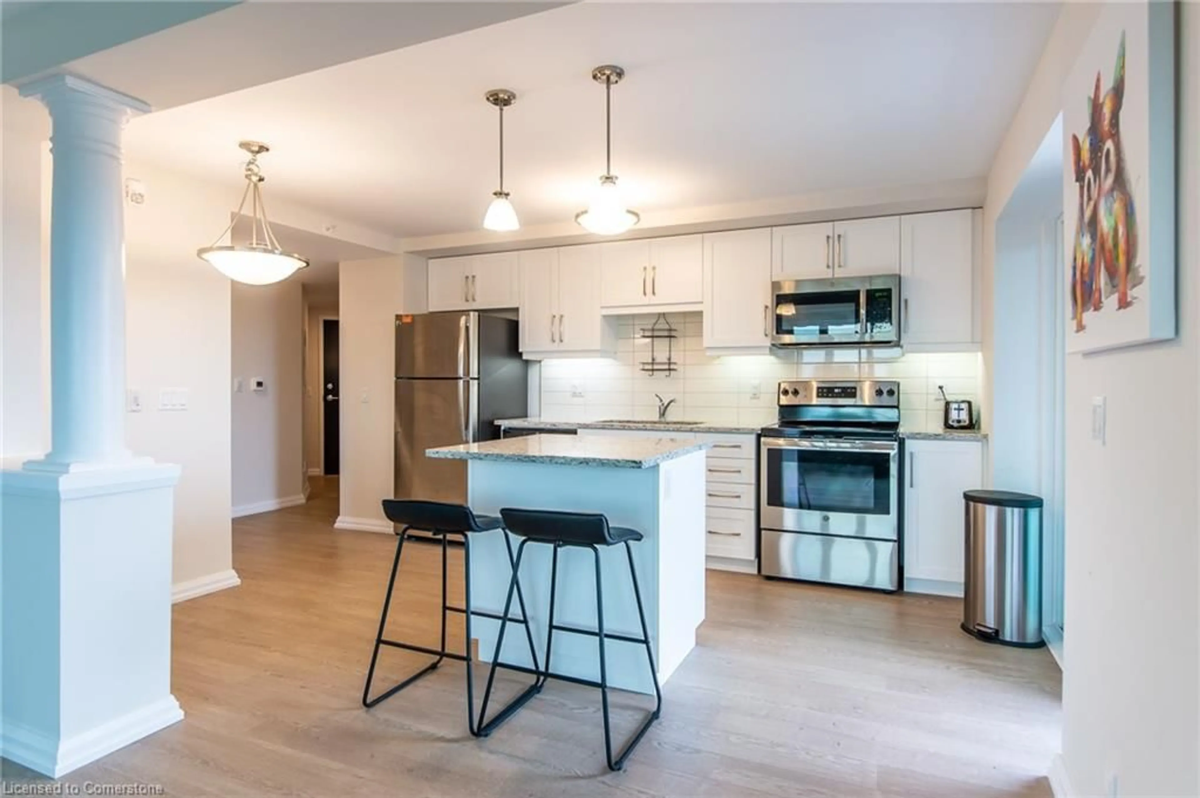 Open concept kitchen, unknown for 778 Laurelwood Dr #502, Waterloo Ontario N2V 0A8