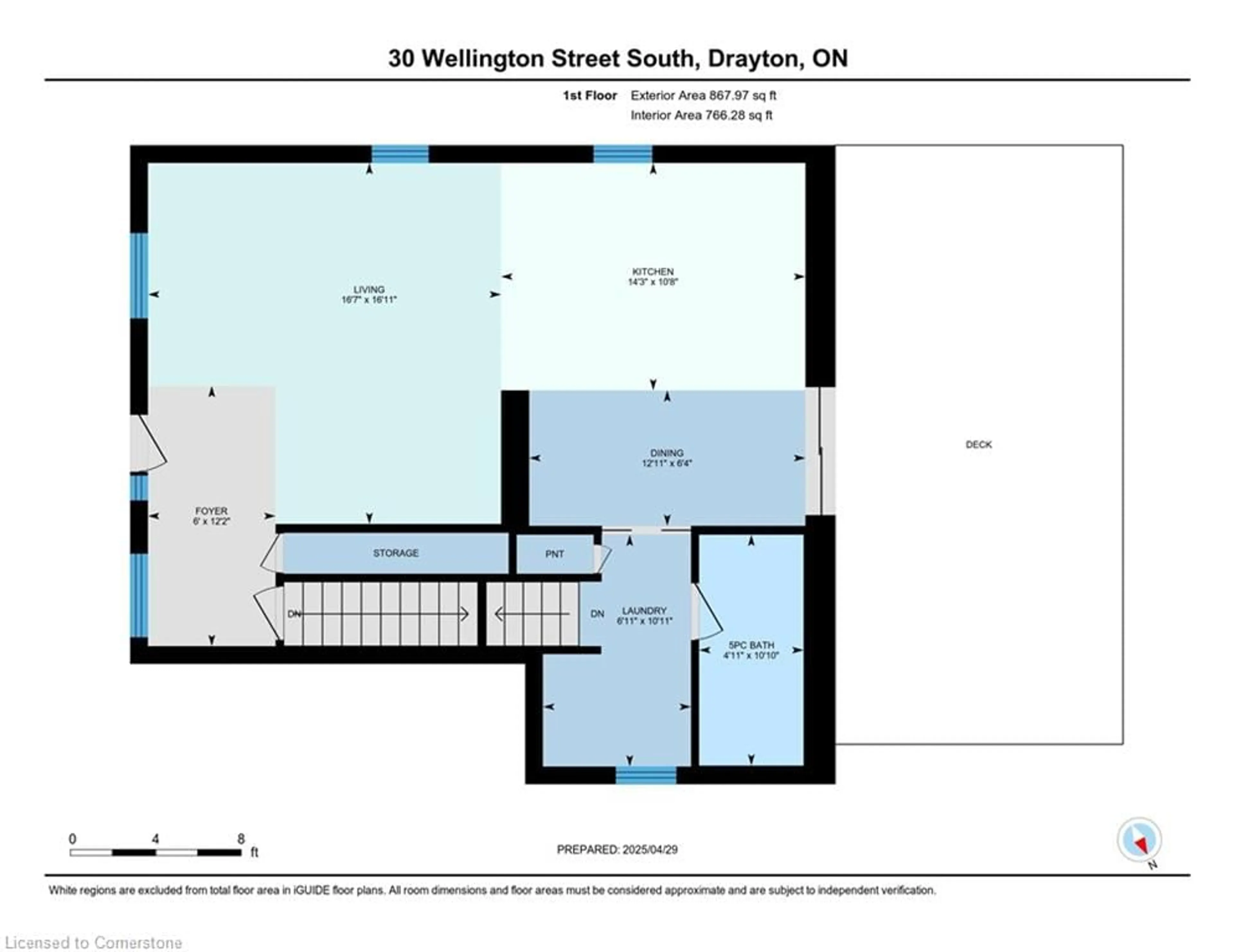 Floor plan for 30 Wellington St, Drayton Ontario N0G 1P0